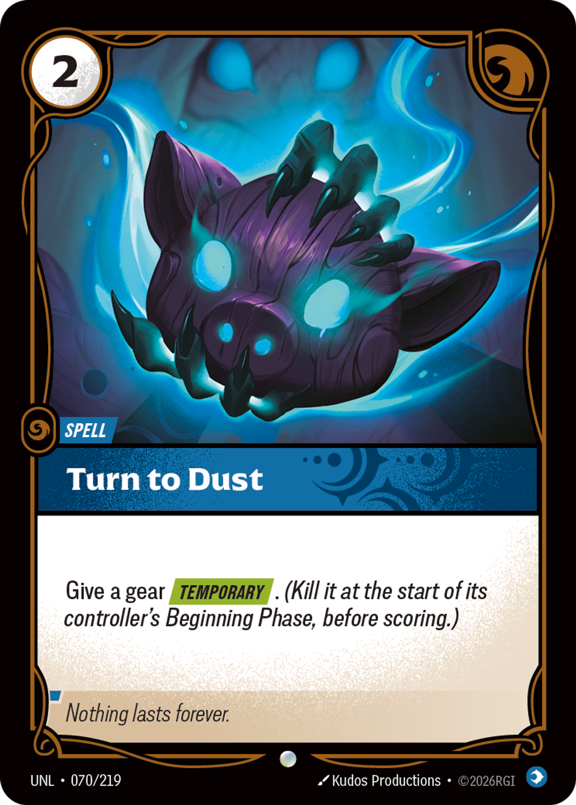 Turn to Dust — Unleashed — Riftbound