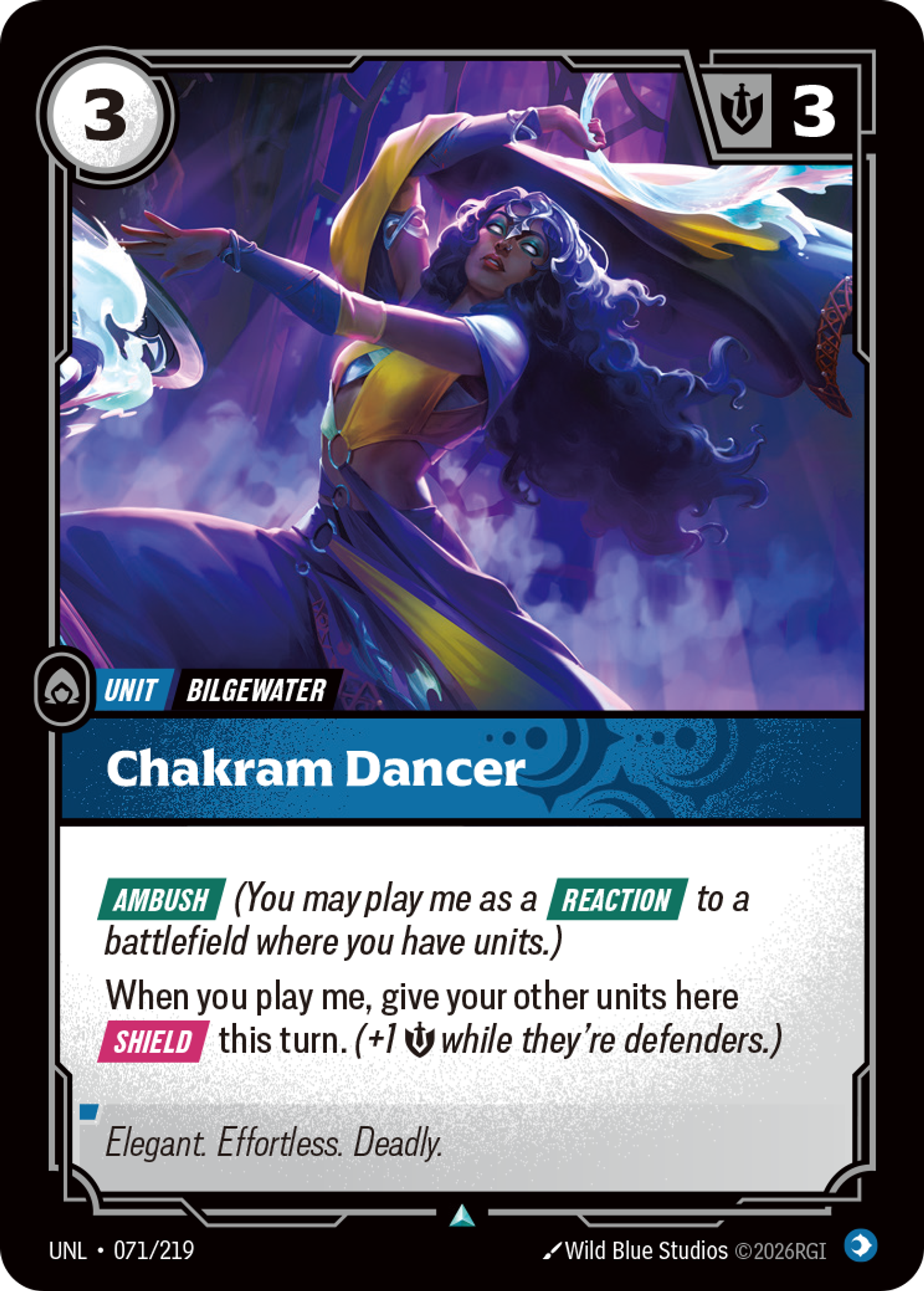 Chakram Dancer — Unleashed — Riftbound
