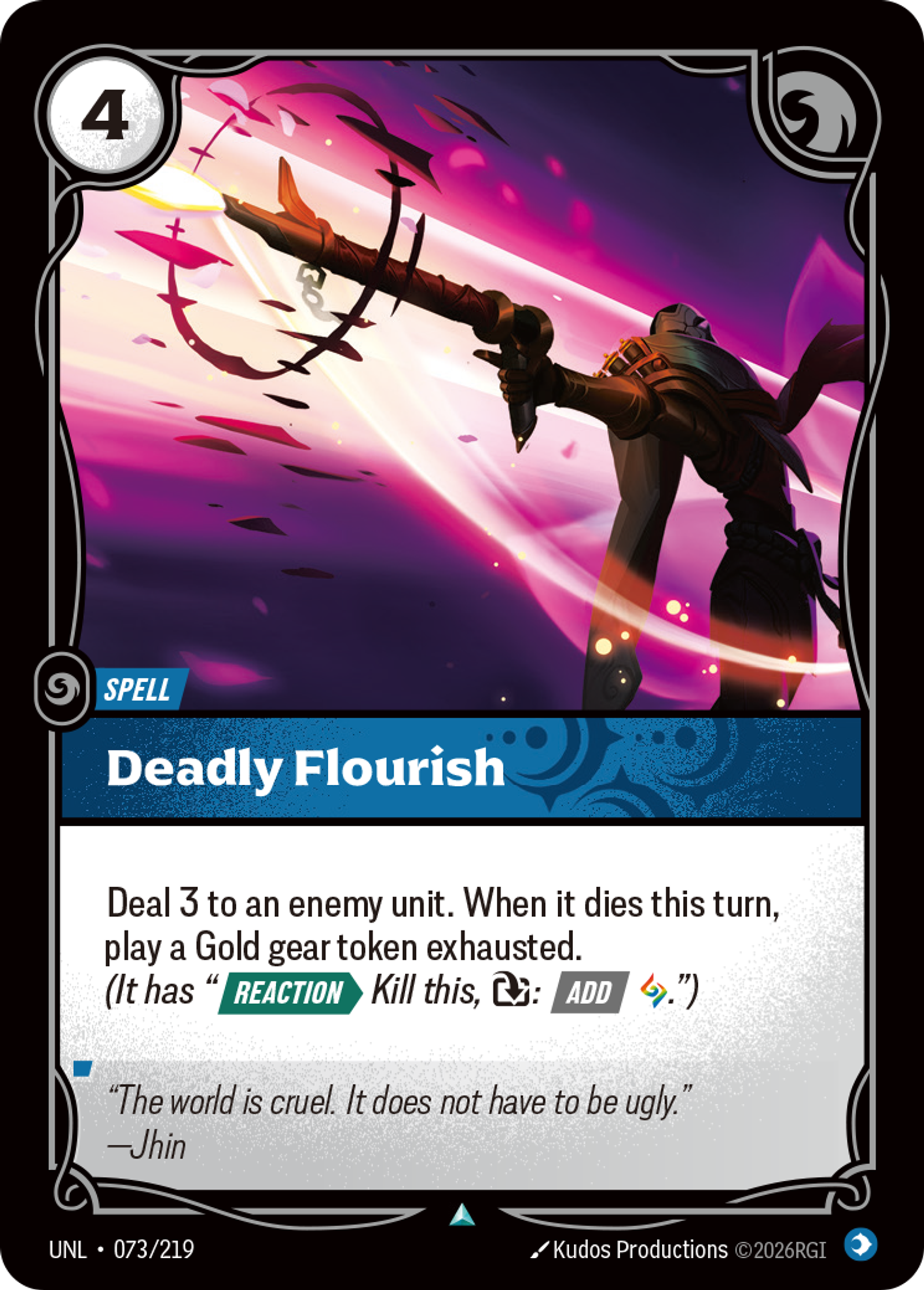 Deadly Flourish — Unleashed — Riftbound