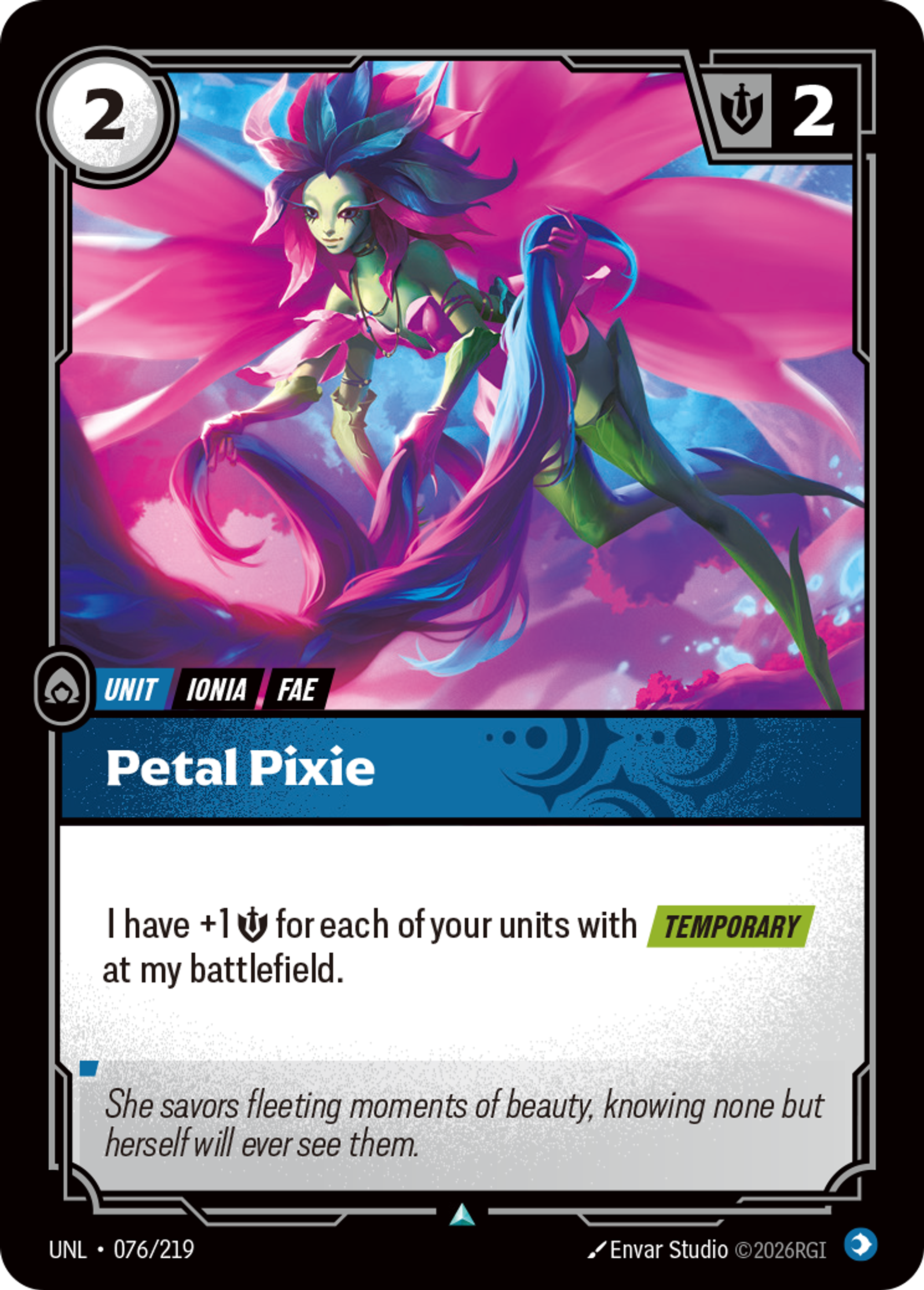 Petal Pixie — Unleashed — Riftbound