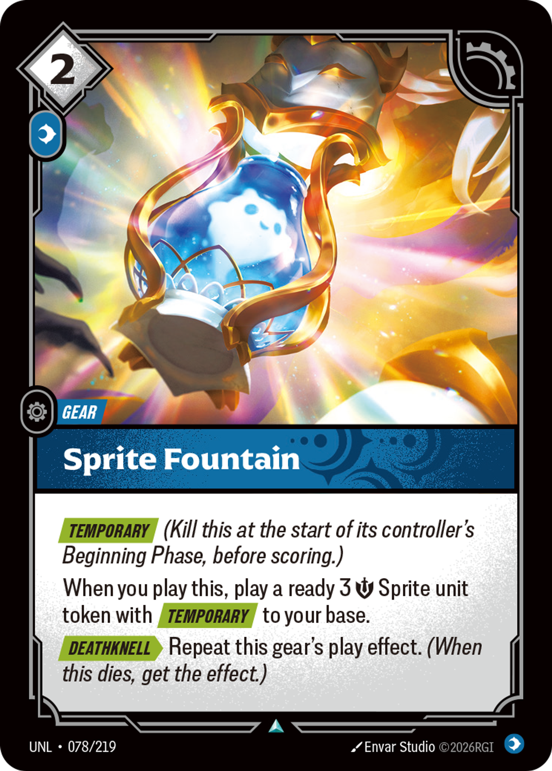 Sprite Fountain — Unleashed — Riftbound