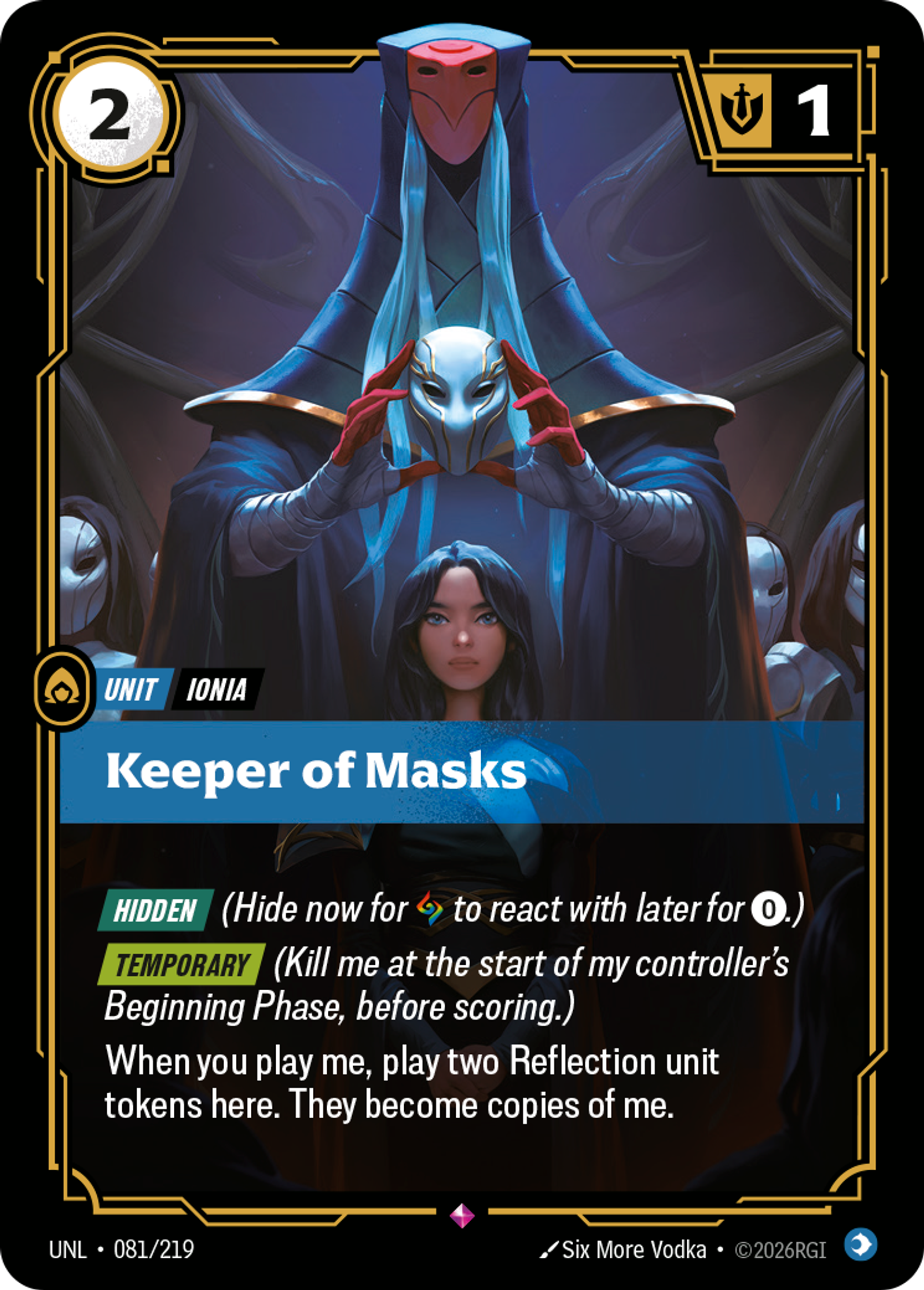 Keeper of Masks — Unleashed — Riftbound