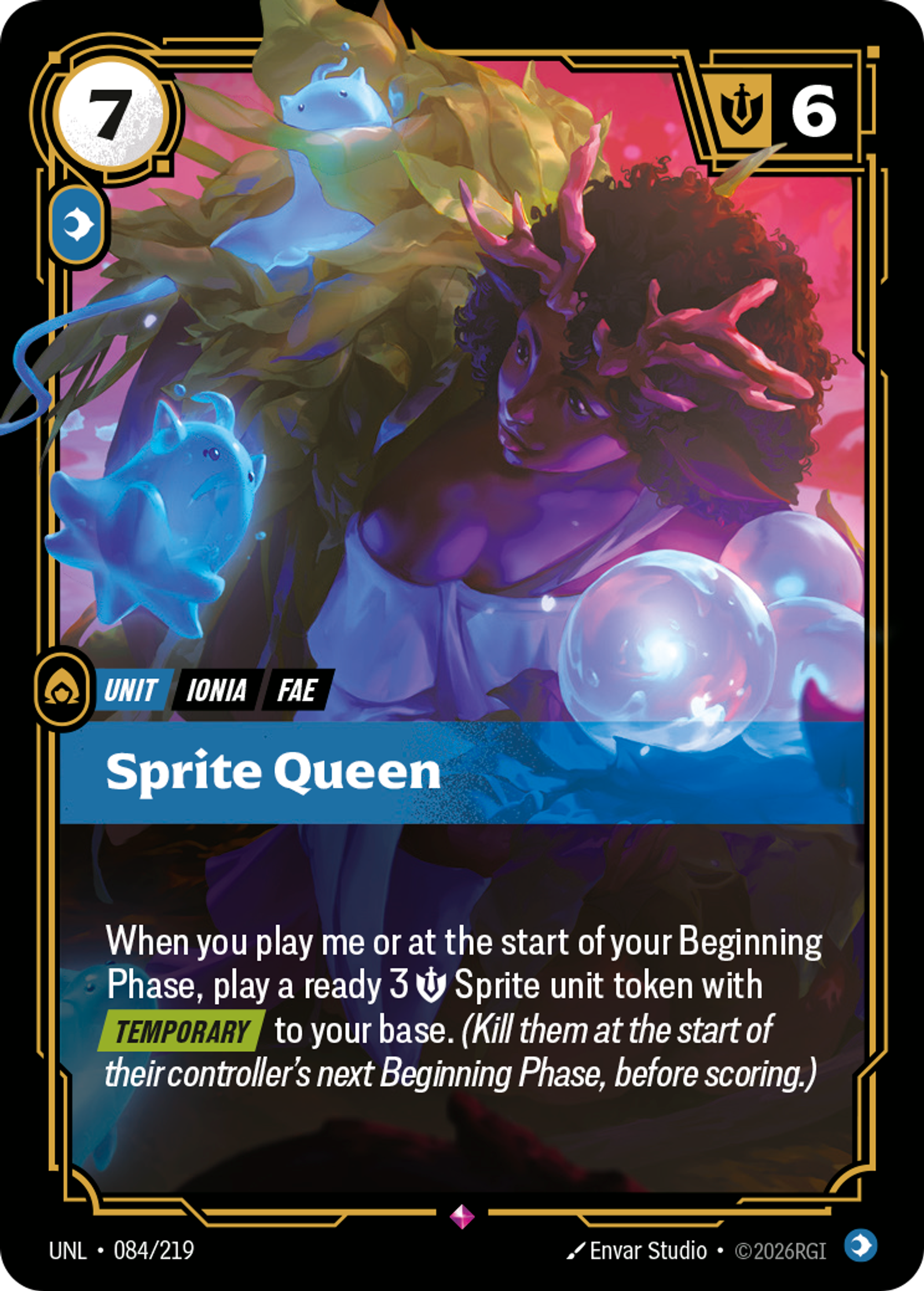 Sprite Queen — Unleashed — Riftbound