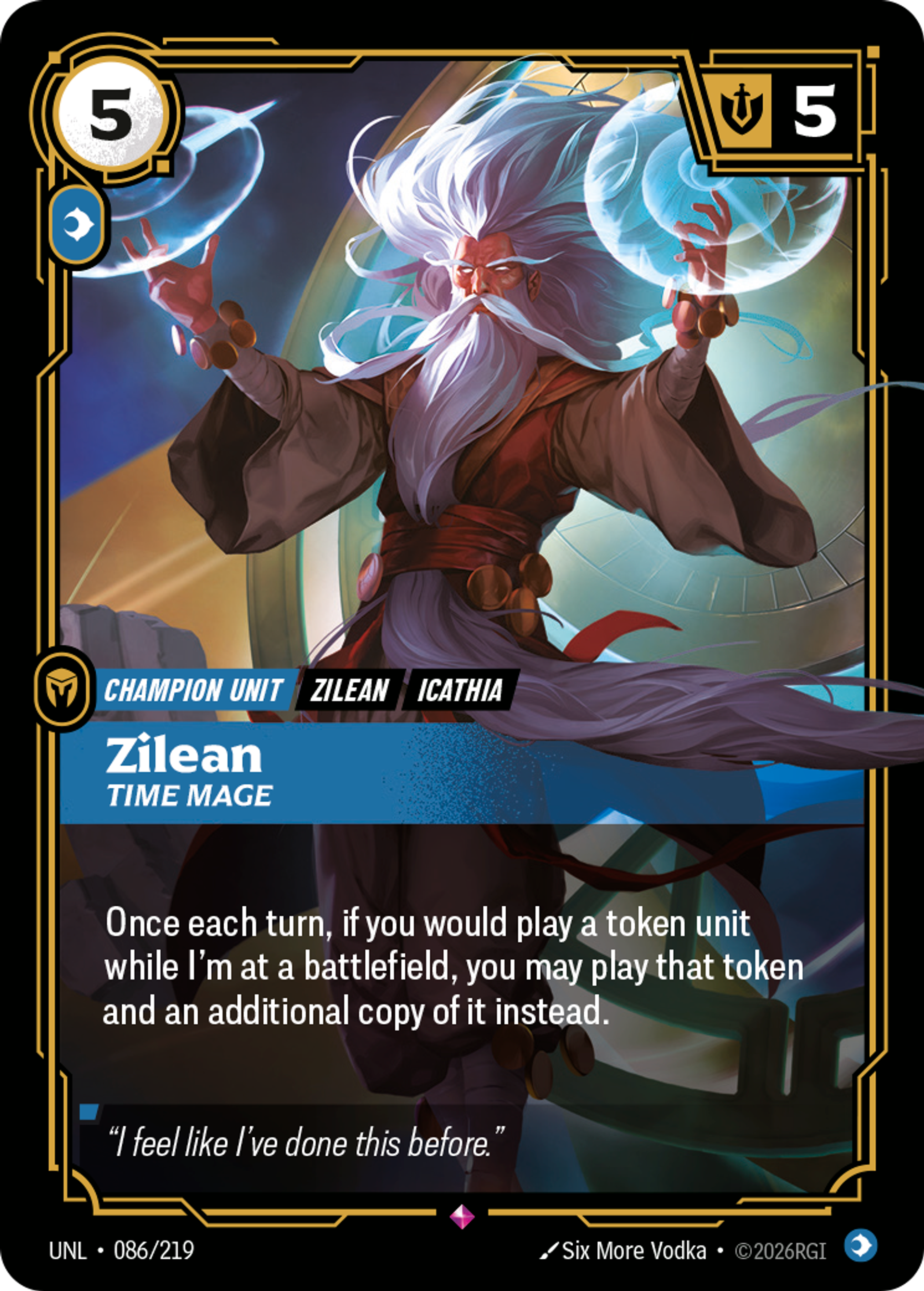 Zilean - Time Mage — Unleashed — Riftbound