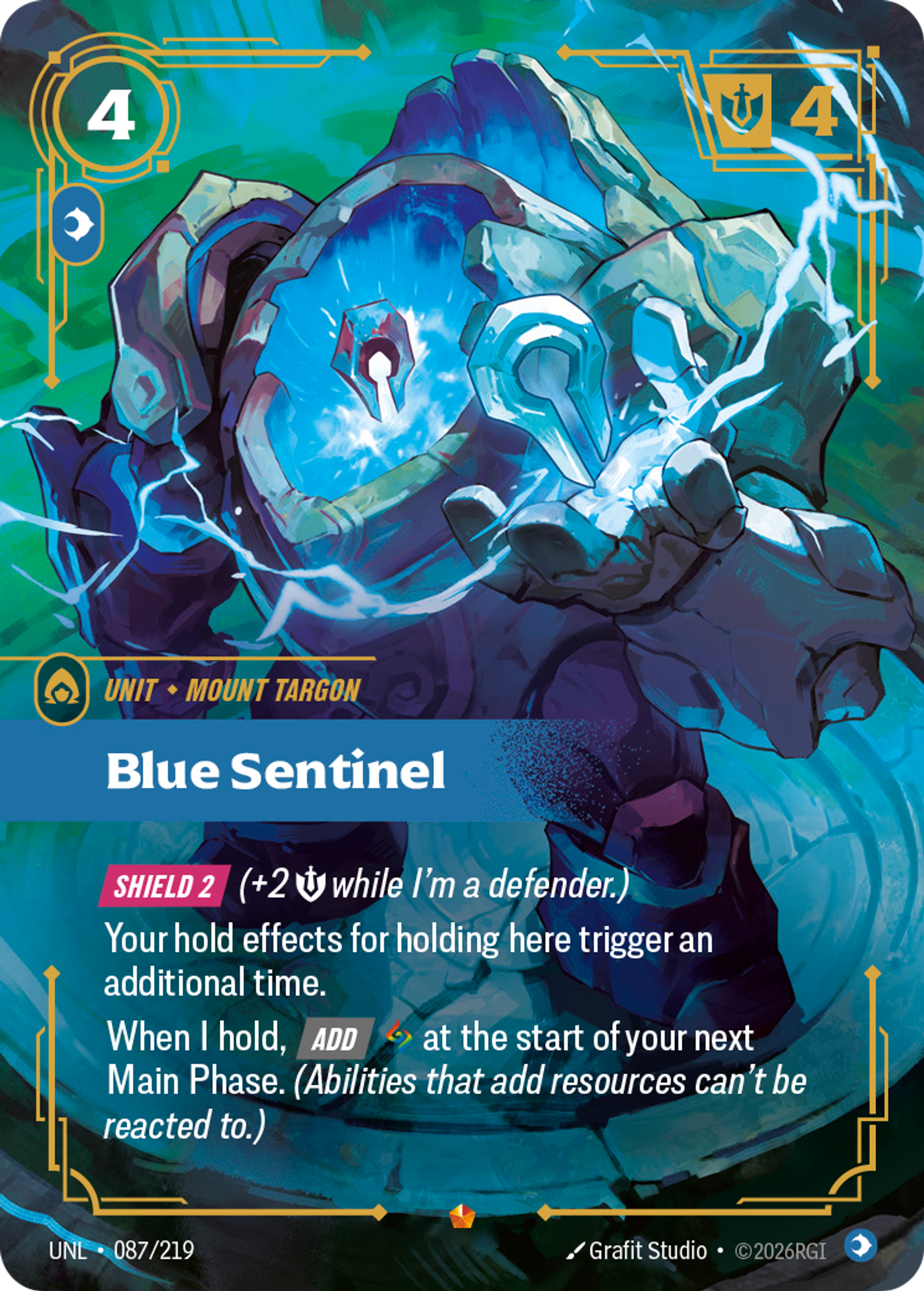 Blue Sentinel — Unleashed — Riftbound