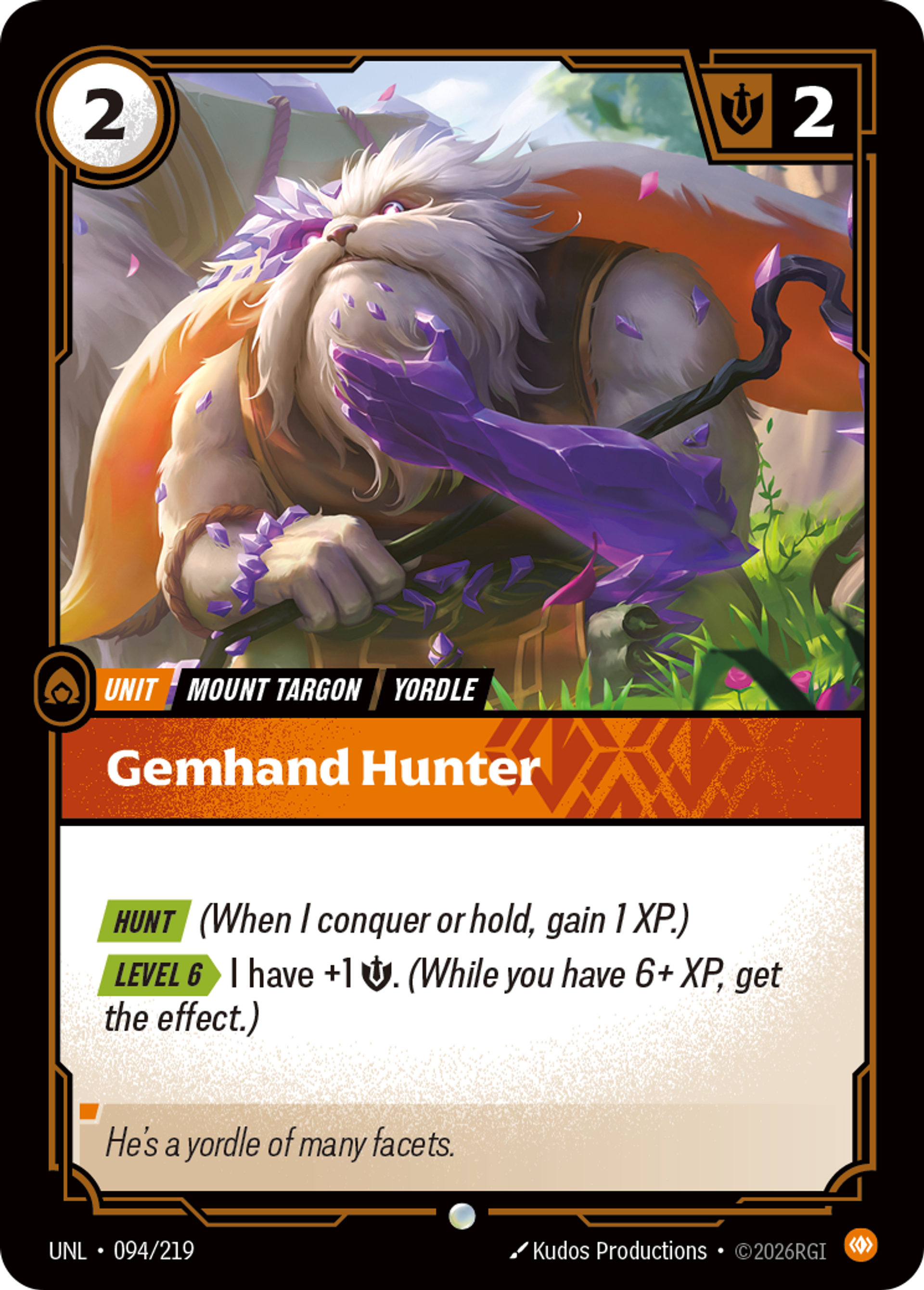 Gemhand Hunter — Unleashed — Riftbound