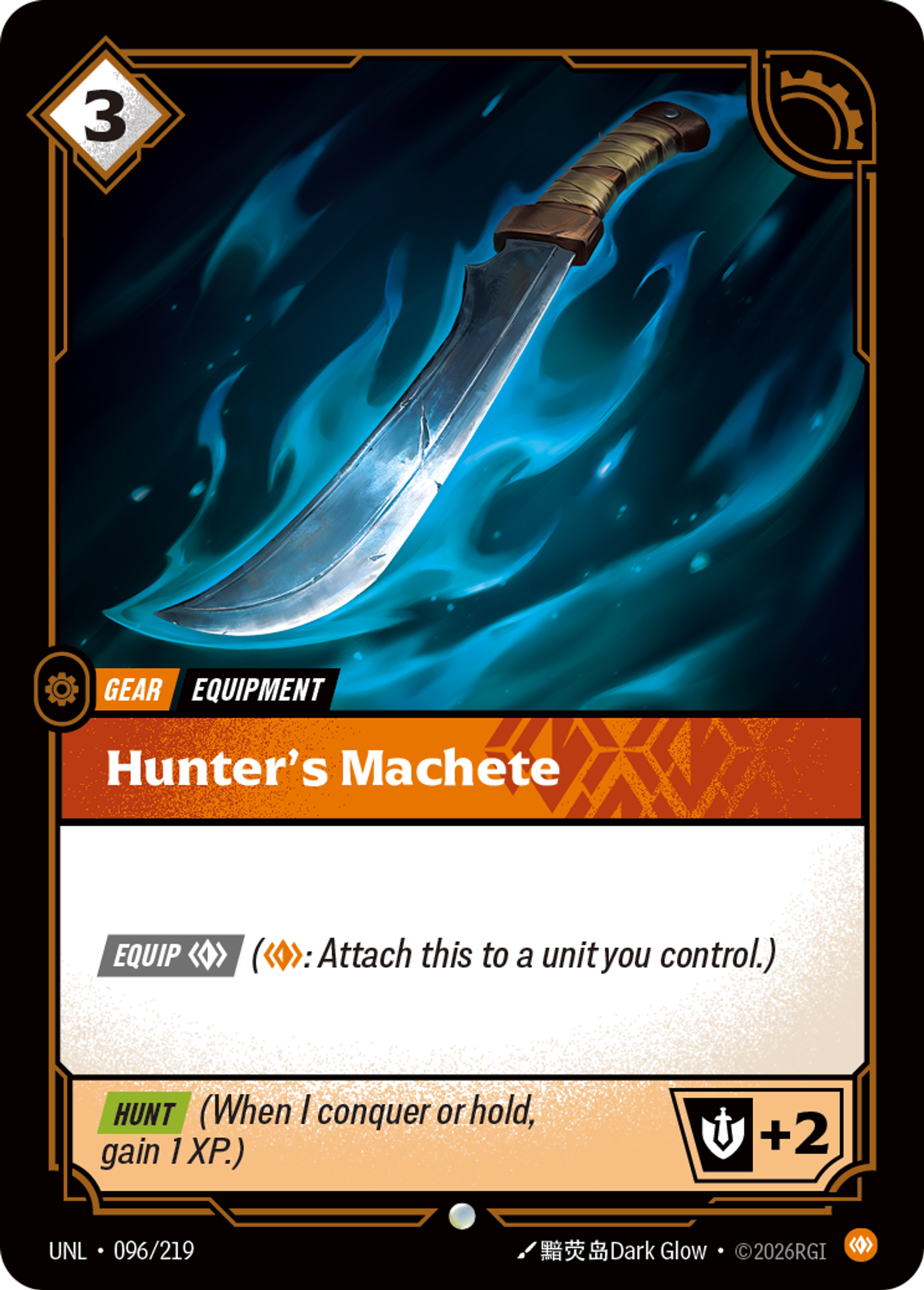Hunter's Machete — Unleashed — Riftbound