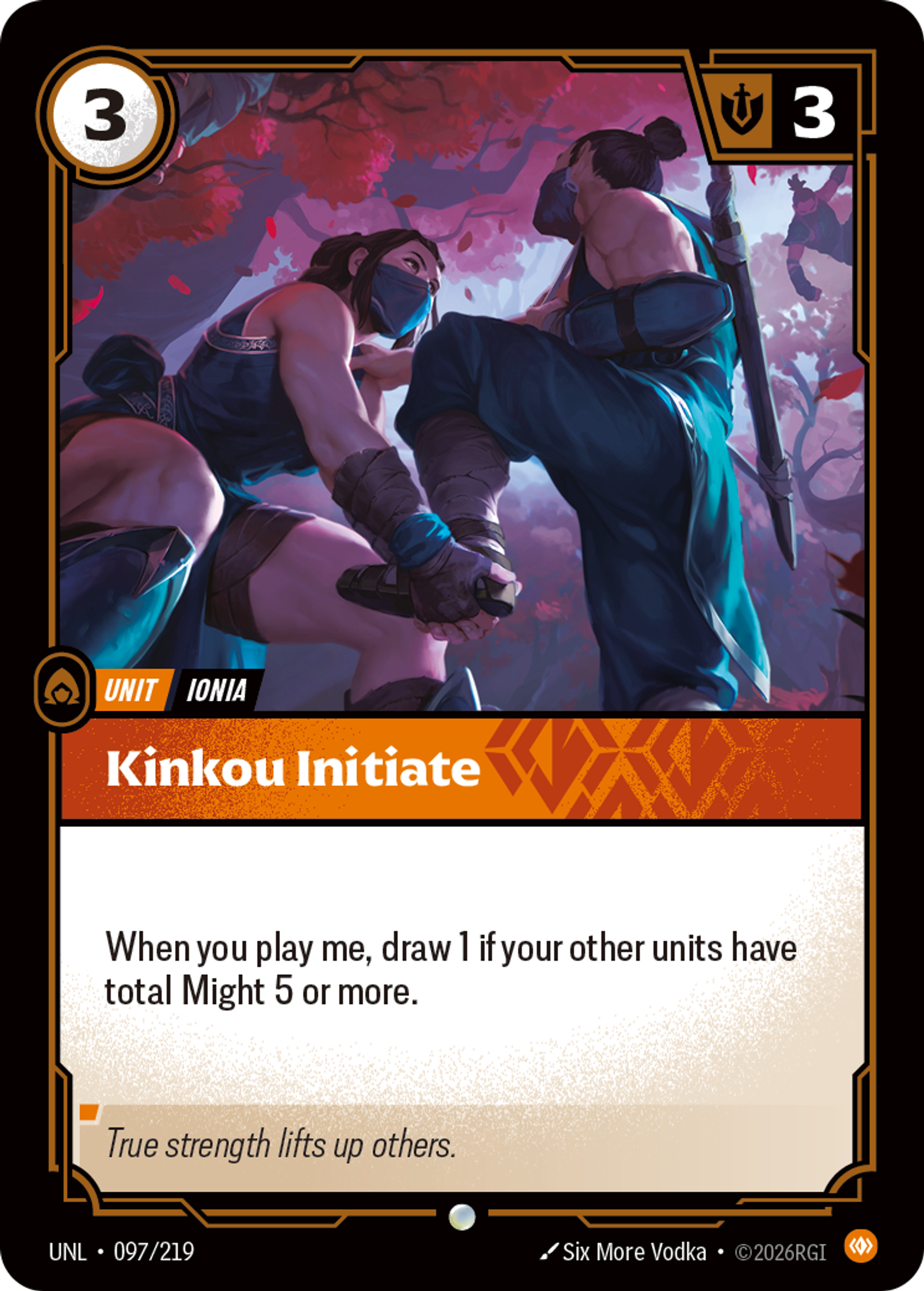 Kinkou Initiate — Unleashed — Riftbound