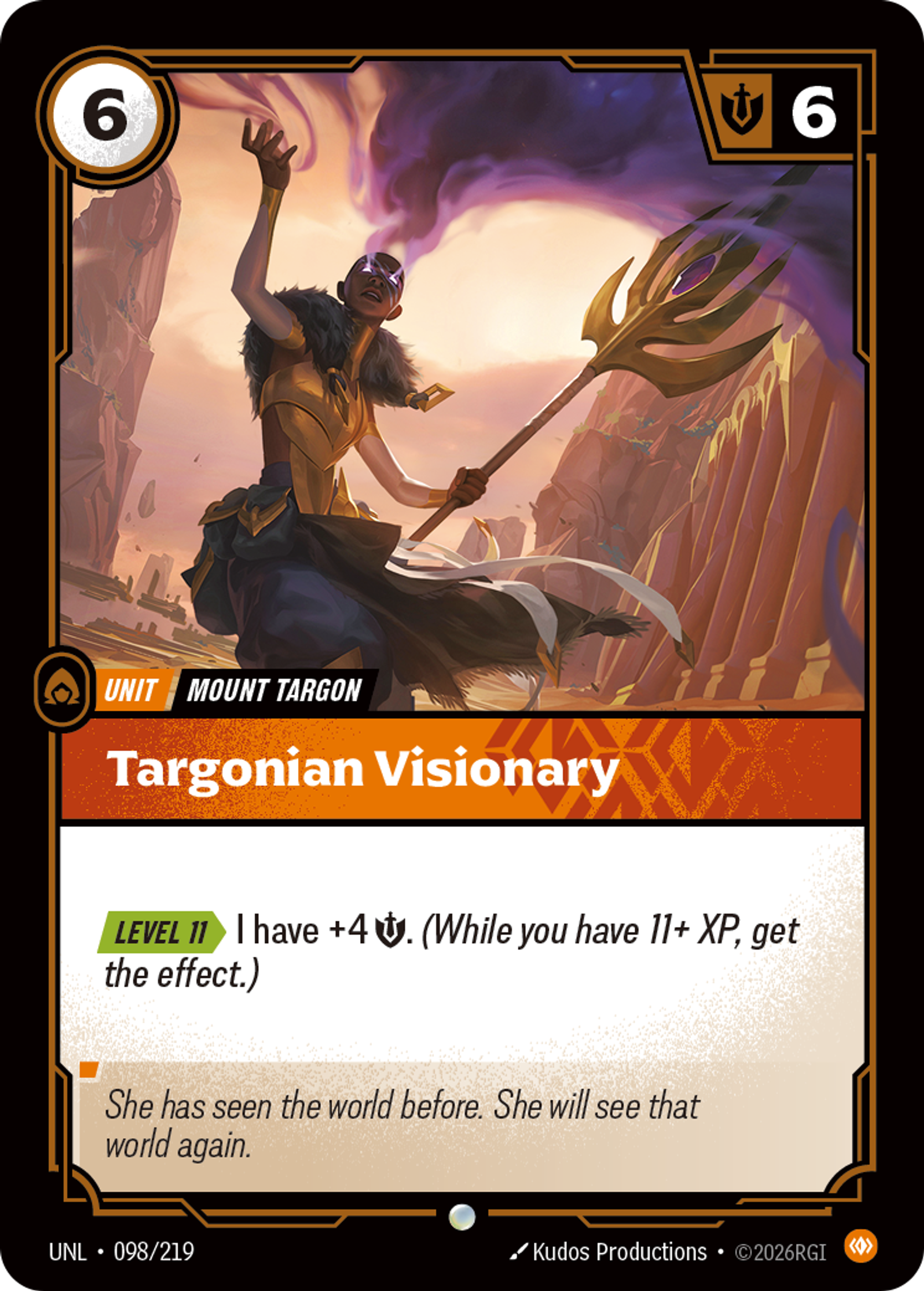 Targonian Visionary — Unleashed — Riftbound