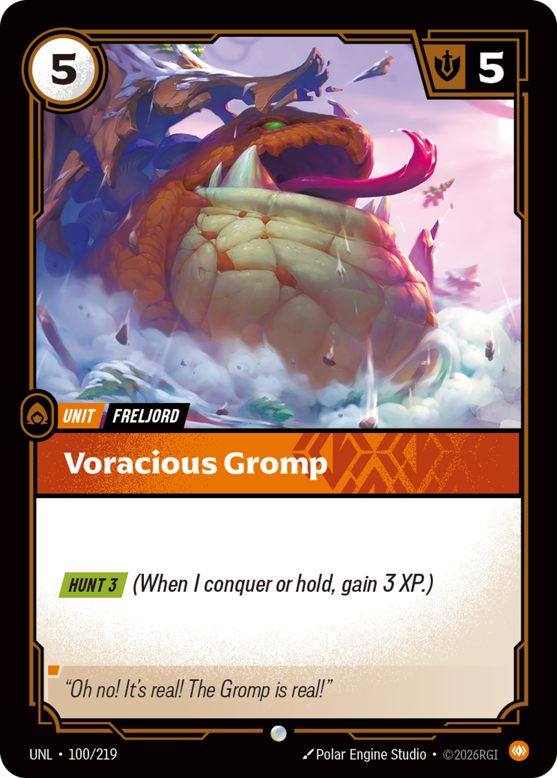 Voracious Gromp — Unleashed — Riftbound