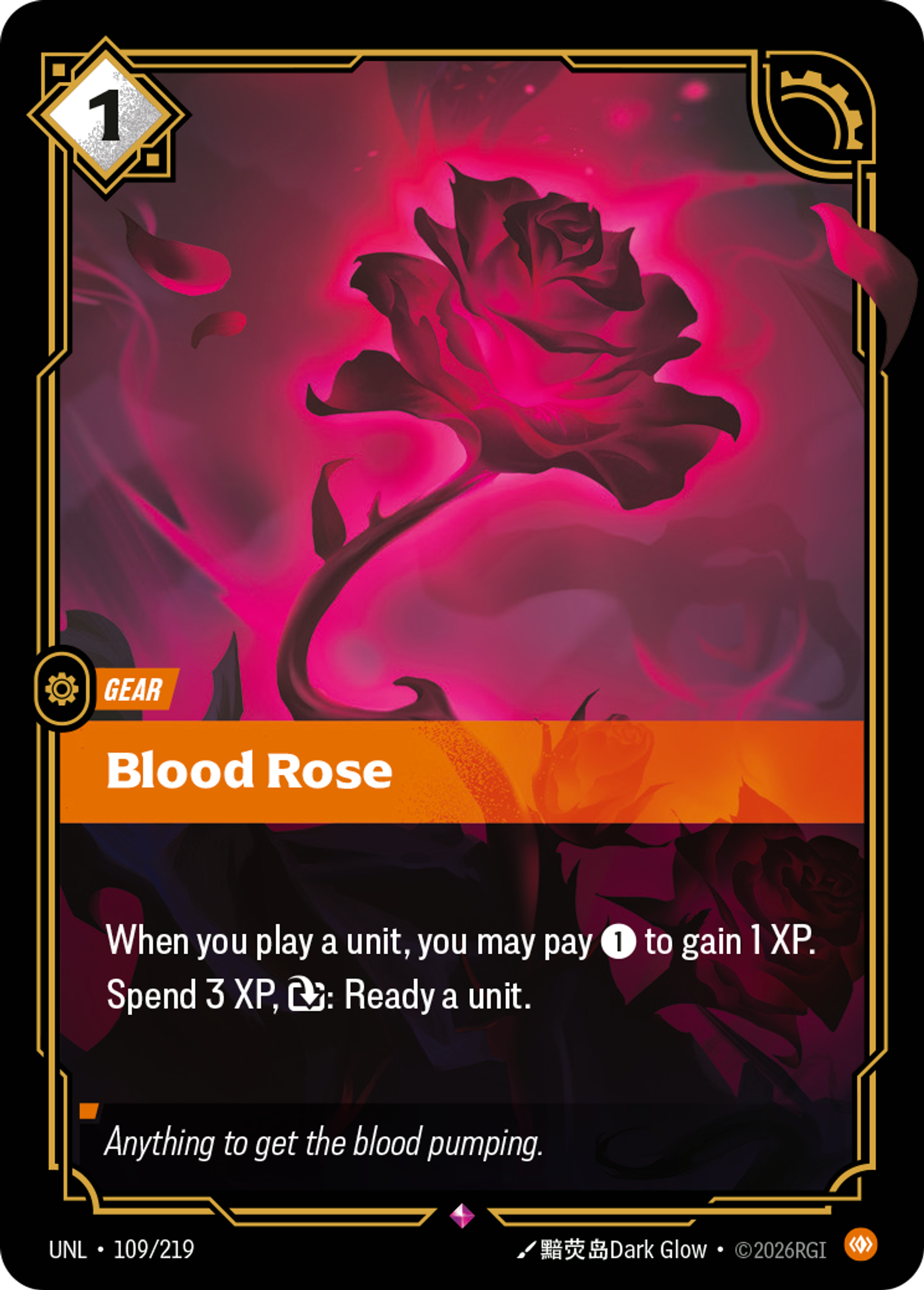 Blood Rose — Unleashed — Riftbound