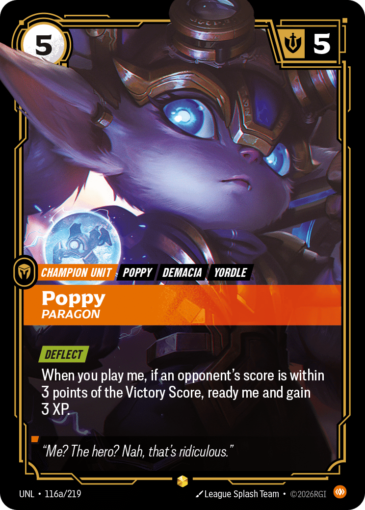 Poppy - Paragon (Alternate Art) — Unleashed — Riftbound