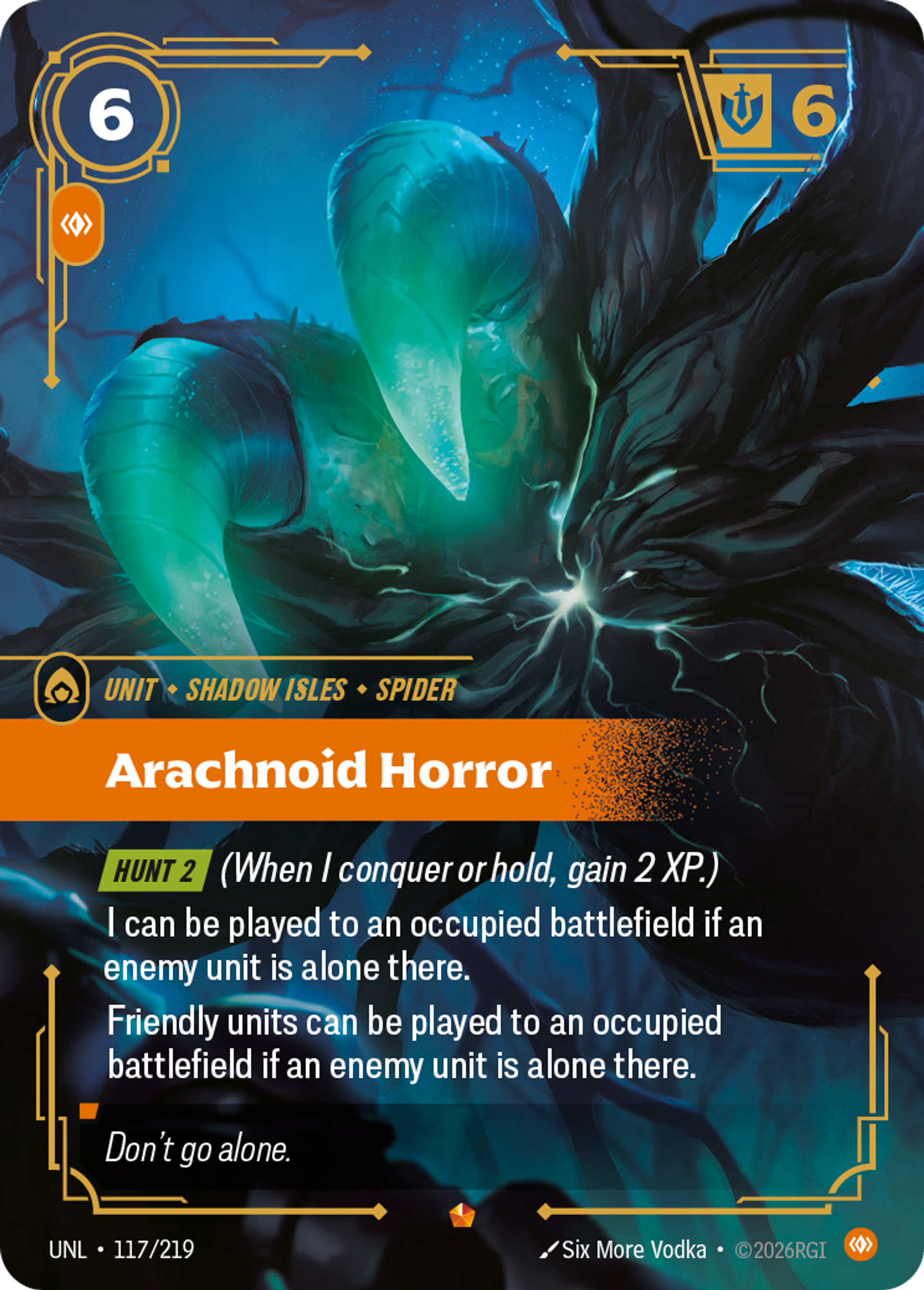 Arachnoid Horror — Unleashed — Riftbound