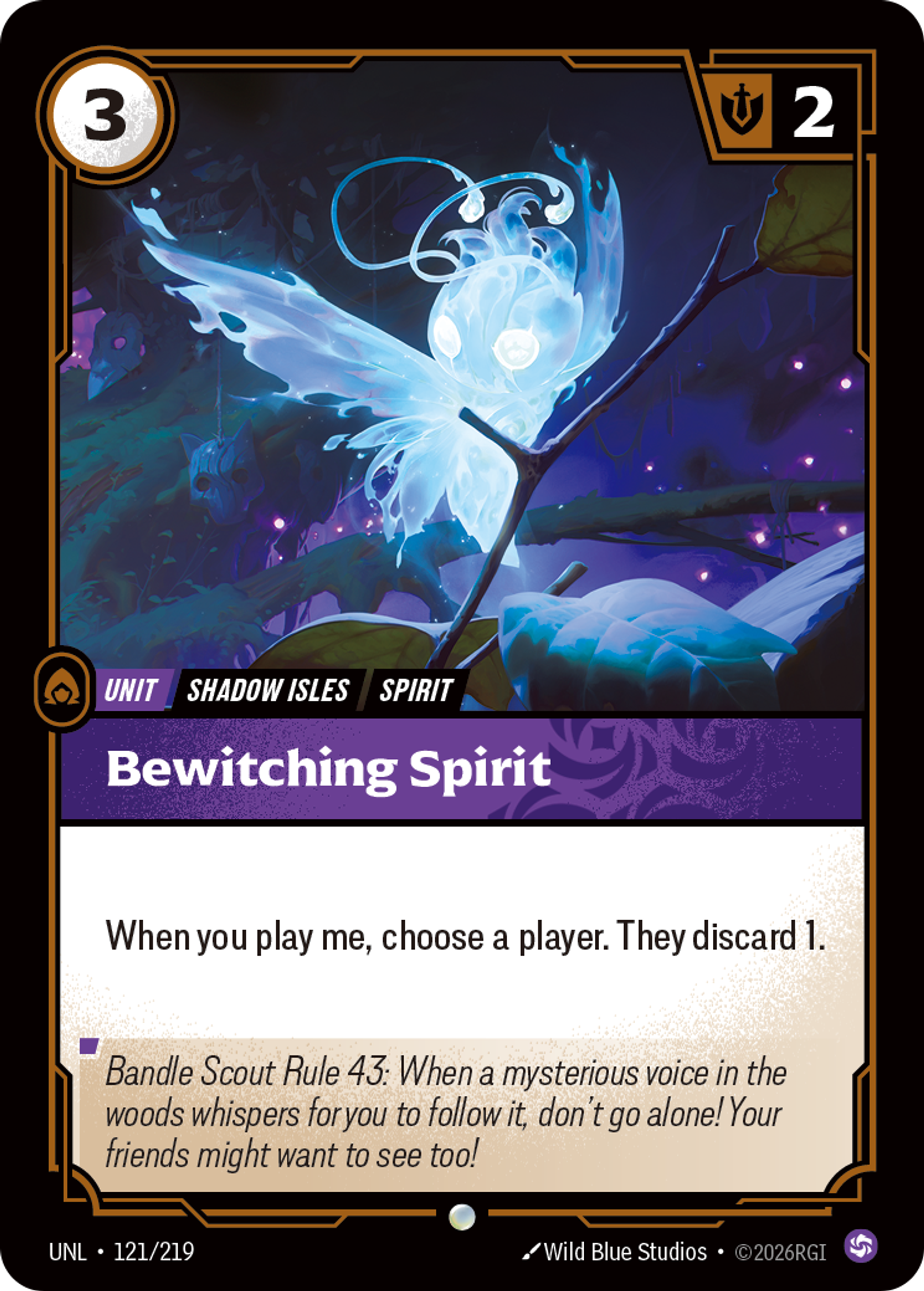 Bewitching Spirit — Unleashed — Riftbound