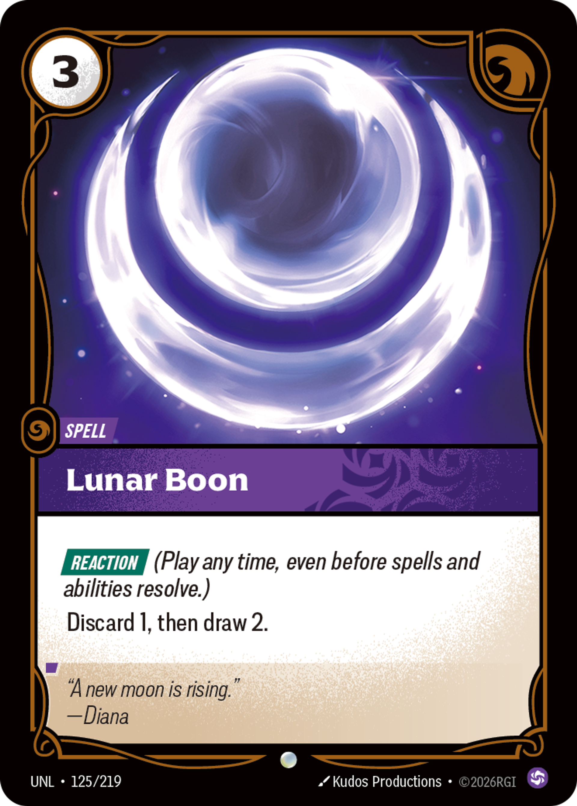 Lunar Boon — Unleashed — Riftbound