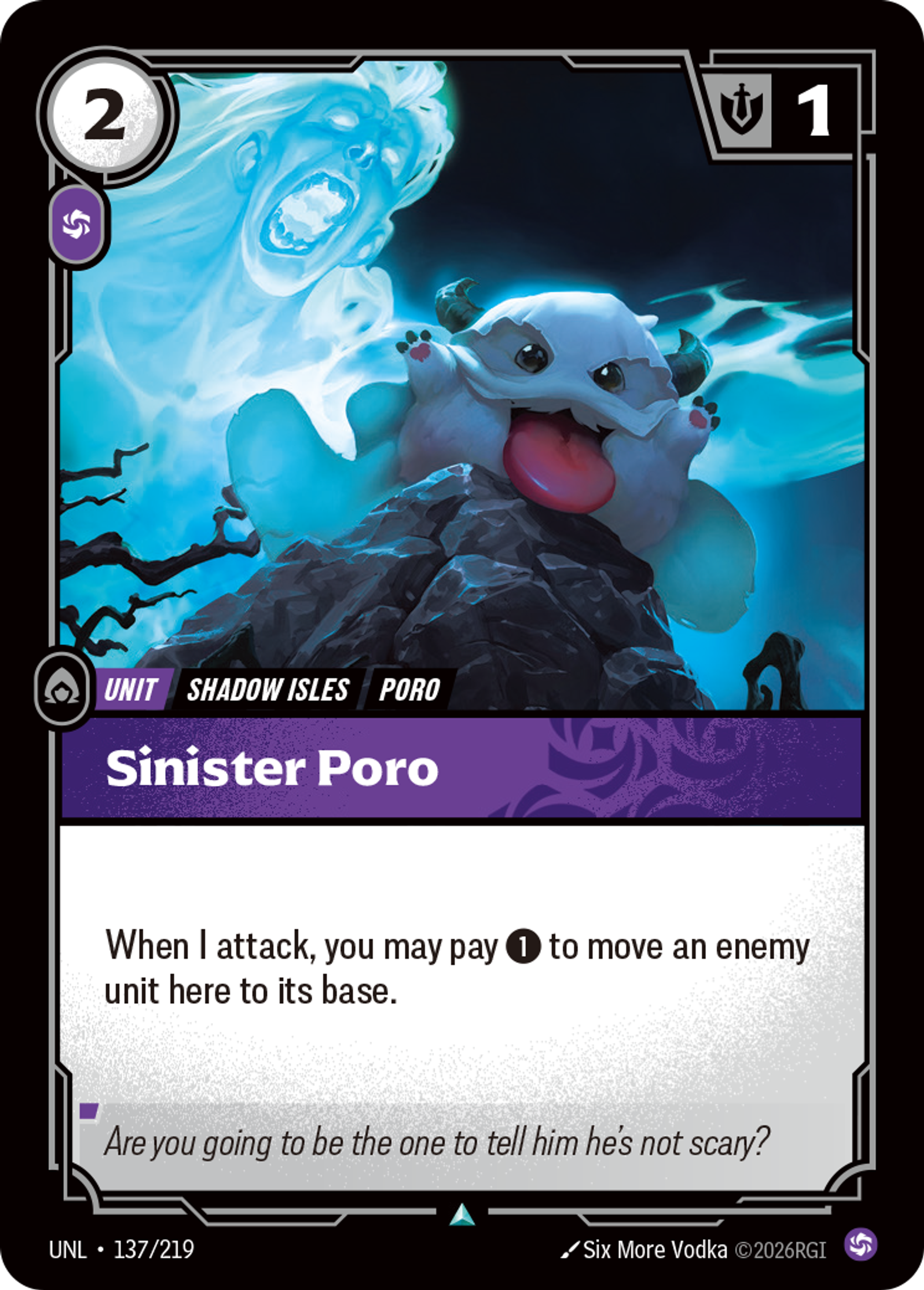 Sinister Poro — Unleashed — Riftbound