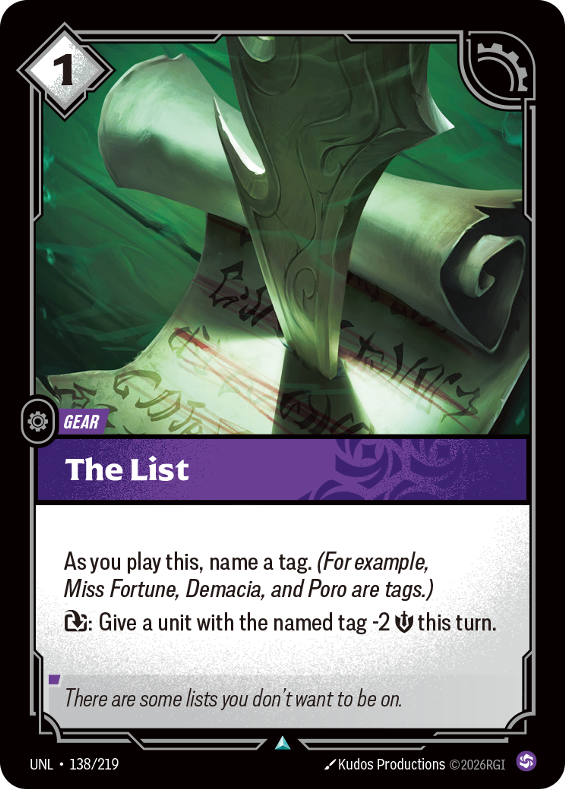 The List — Unleashed — Riftbound