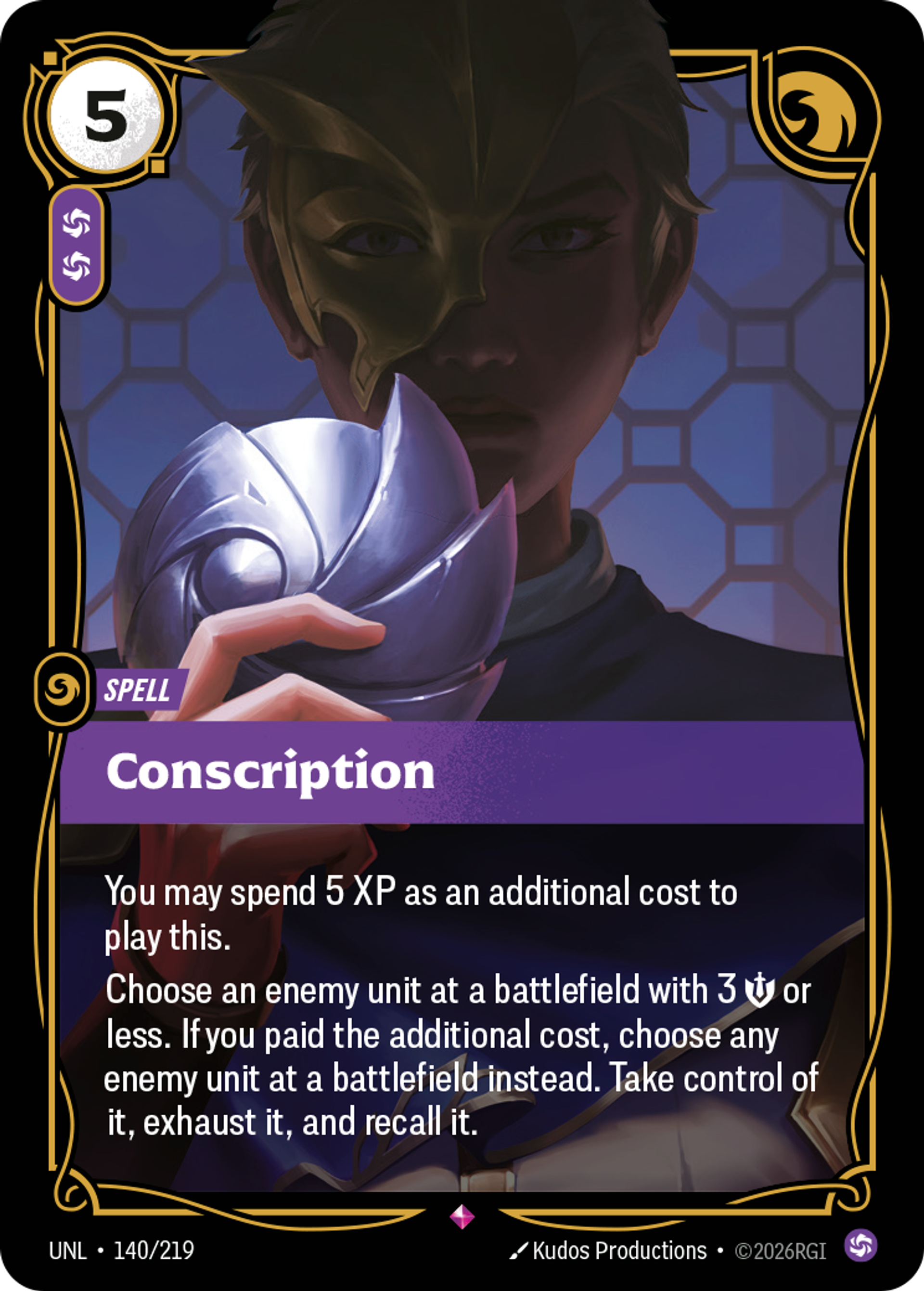 Conscription — Unleashed — Riftbound