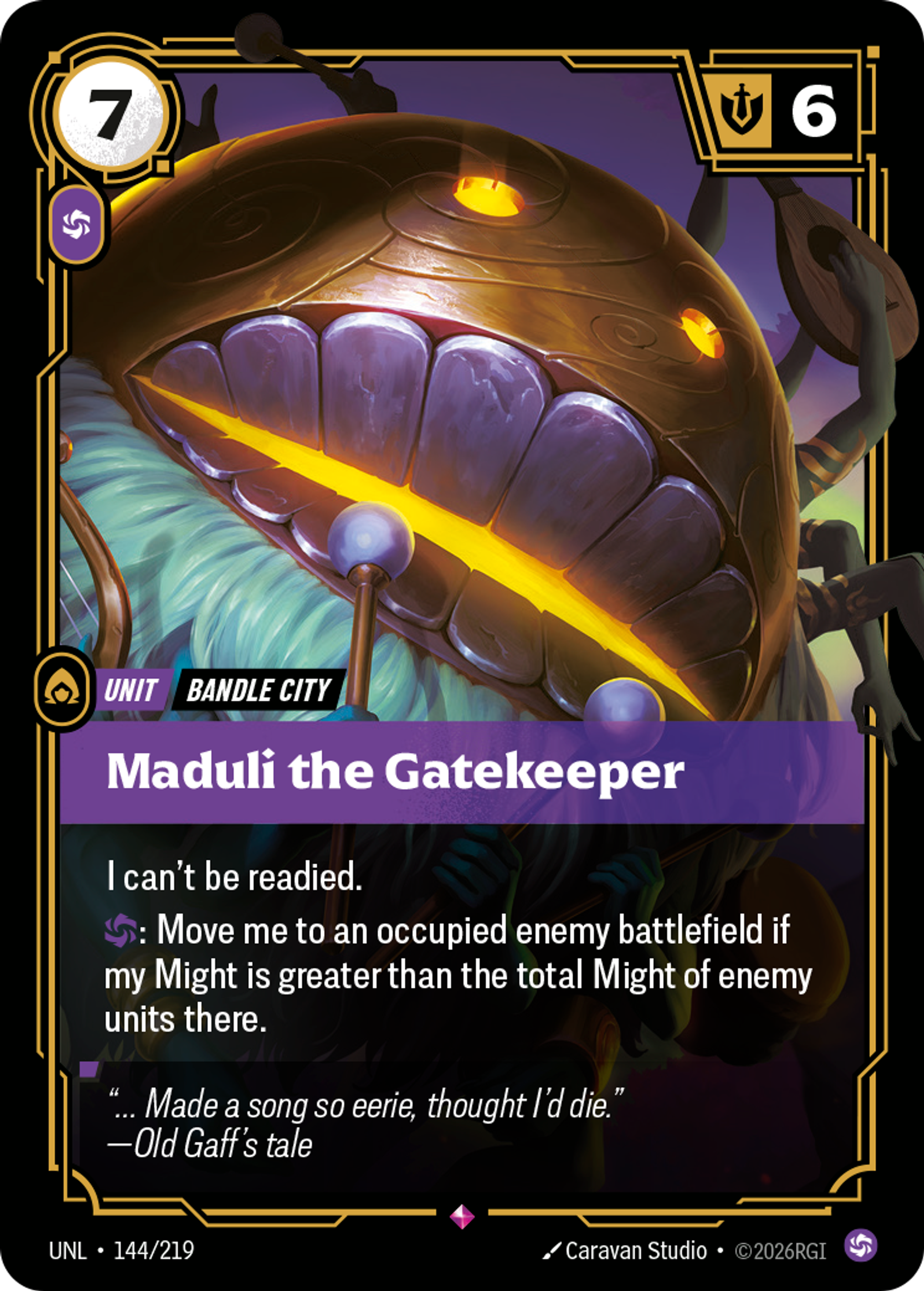 Maduli the Gatekeeper — Unleashed — Riftbound