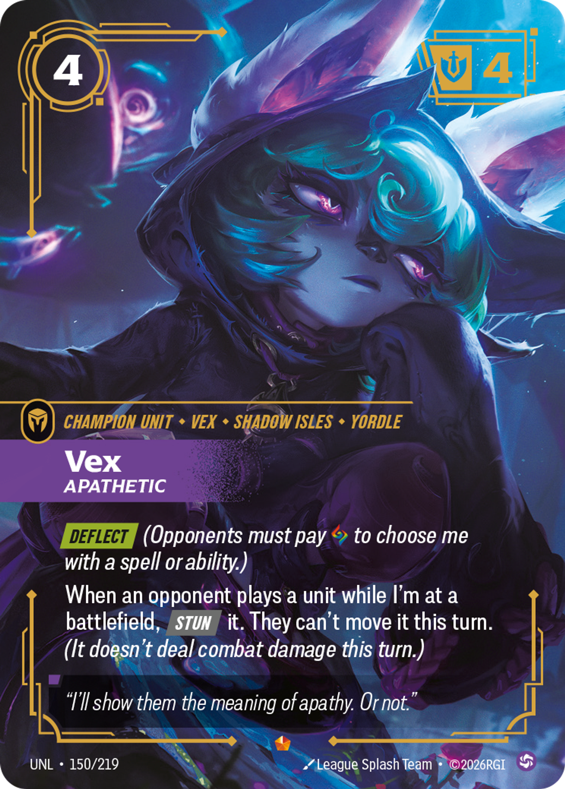 Vex - Apathetic — Unleashed — Riftbound