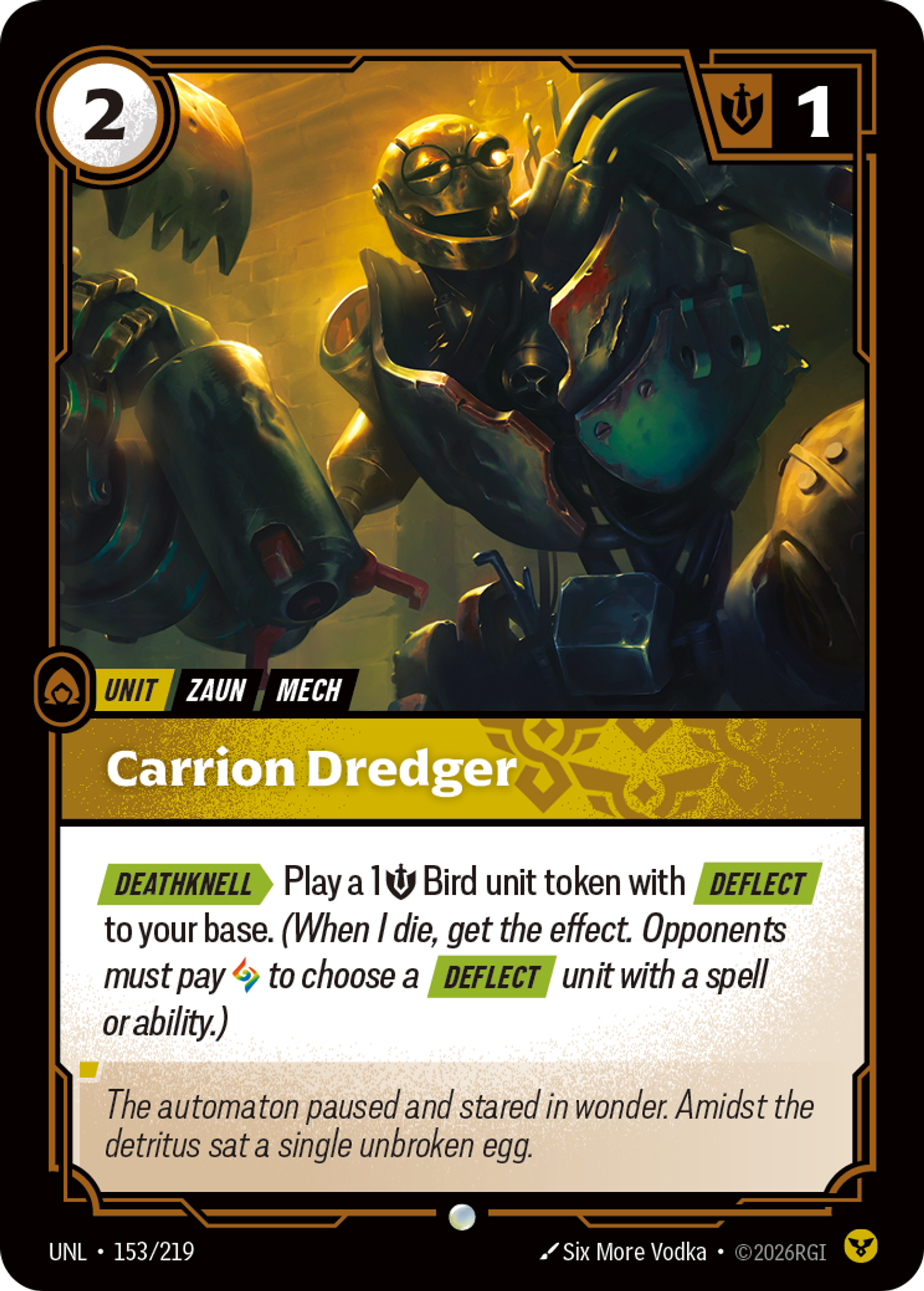 Carrion Dredger — Unleashed — Riftbound