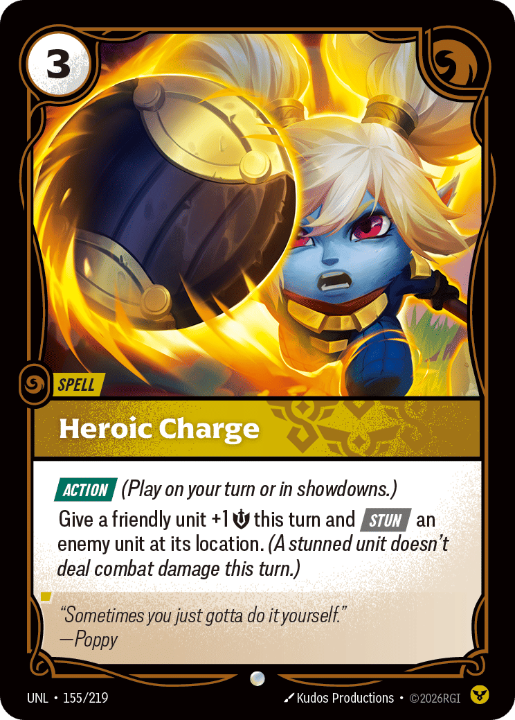 Heroic Charge — Unleashed — Riftbound