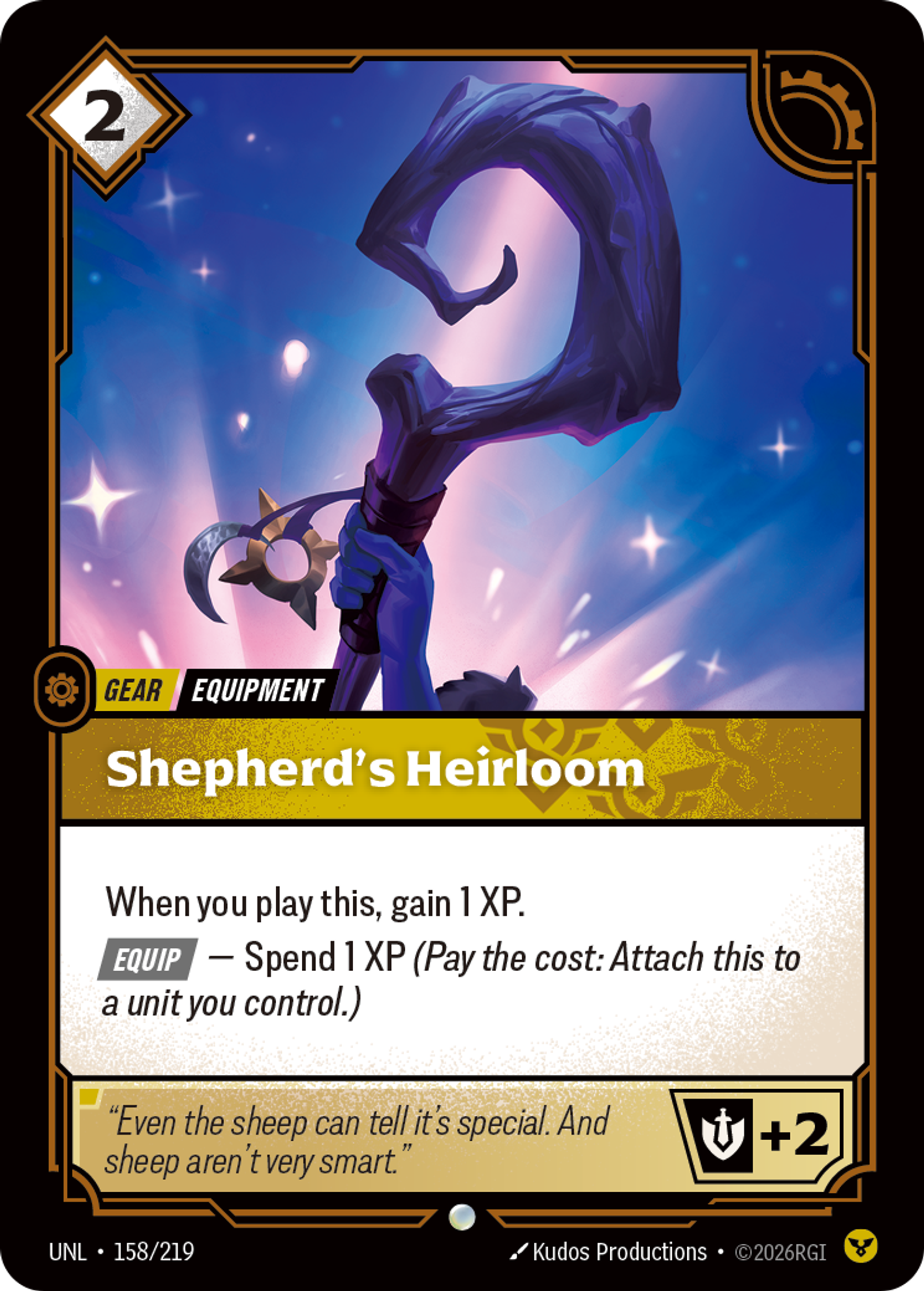 Shepherd's Heirloom — Unleashed — Riftbound