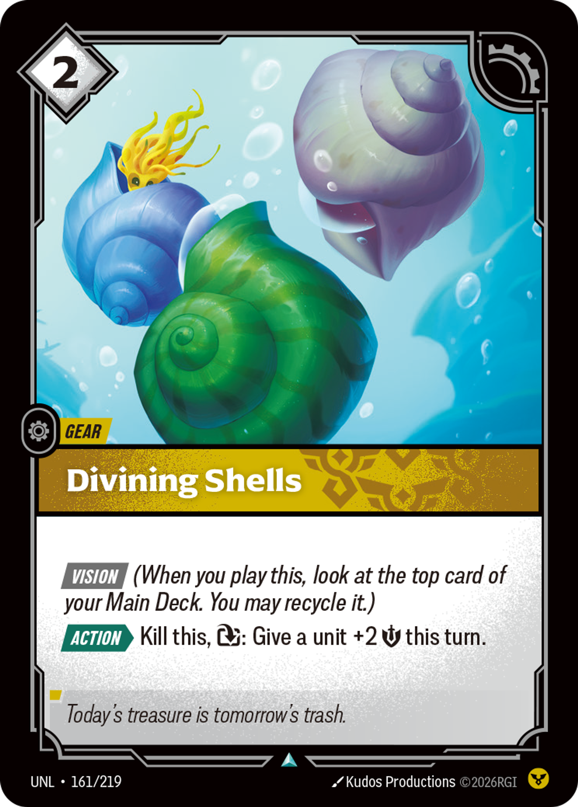 Divining Shells — Unleashed — Riftbound: League of Legends TCG
