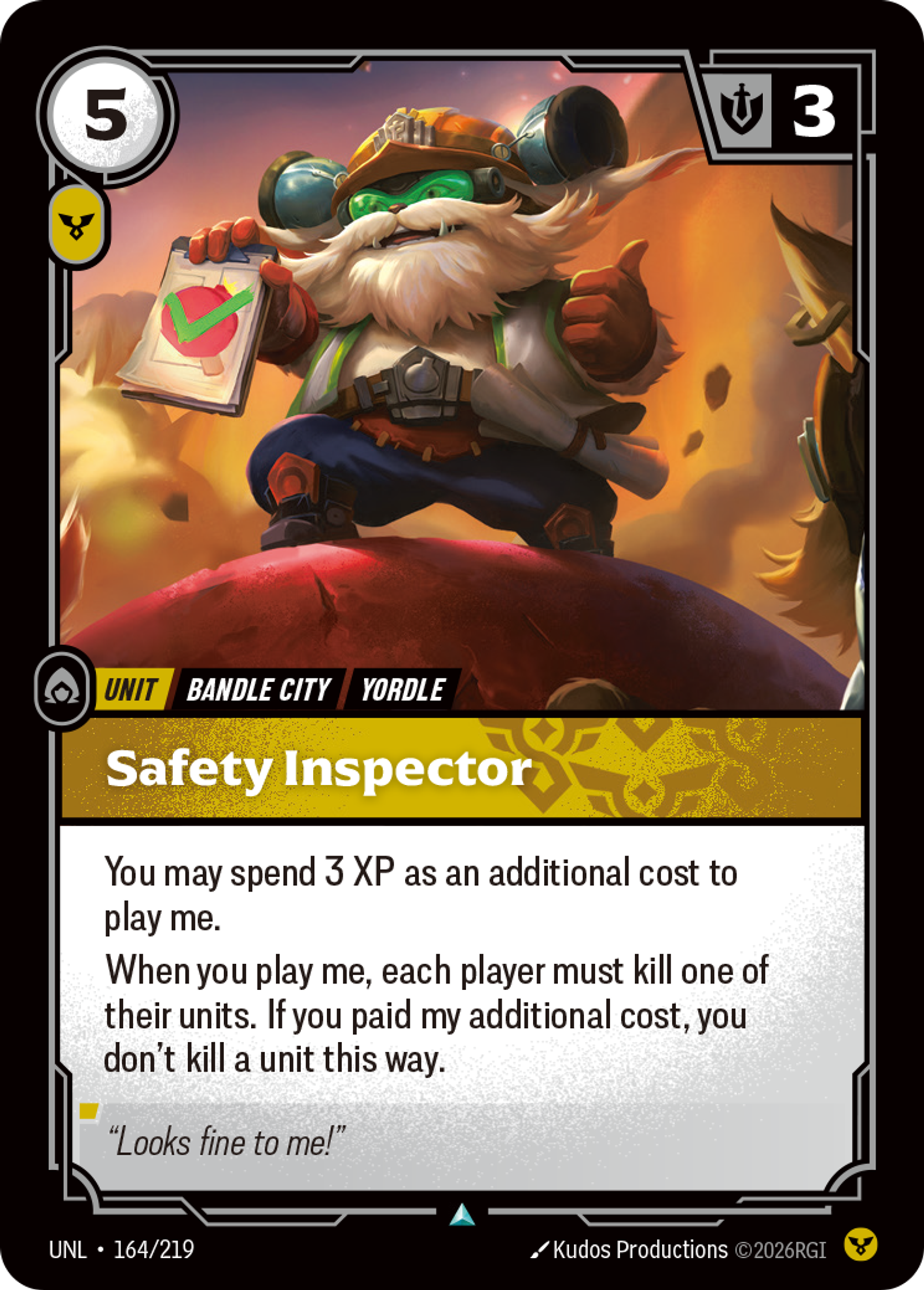 Safety Inspector — Unleashed — Riftbound