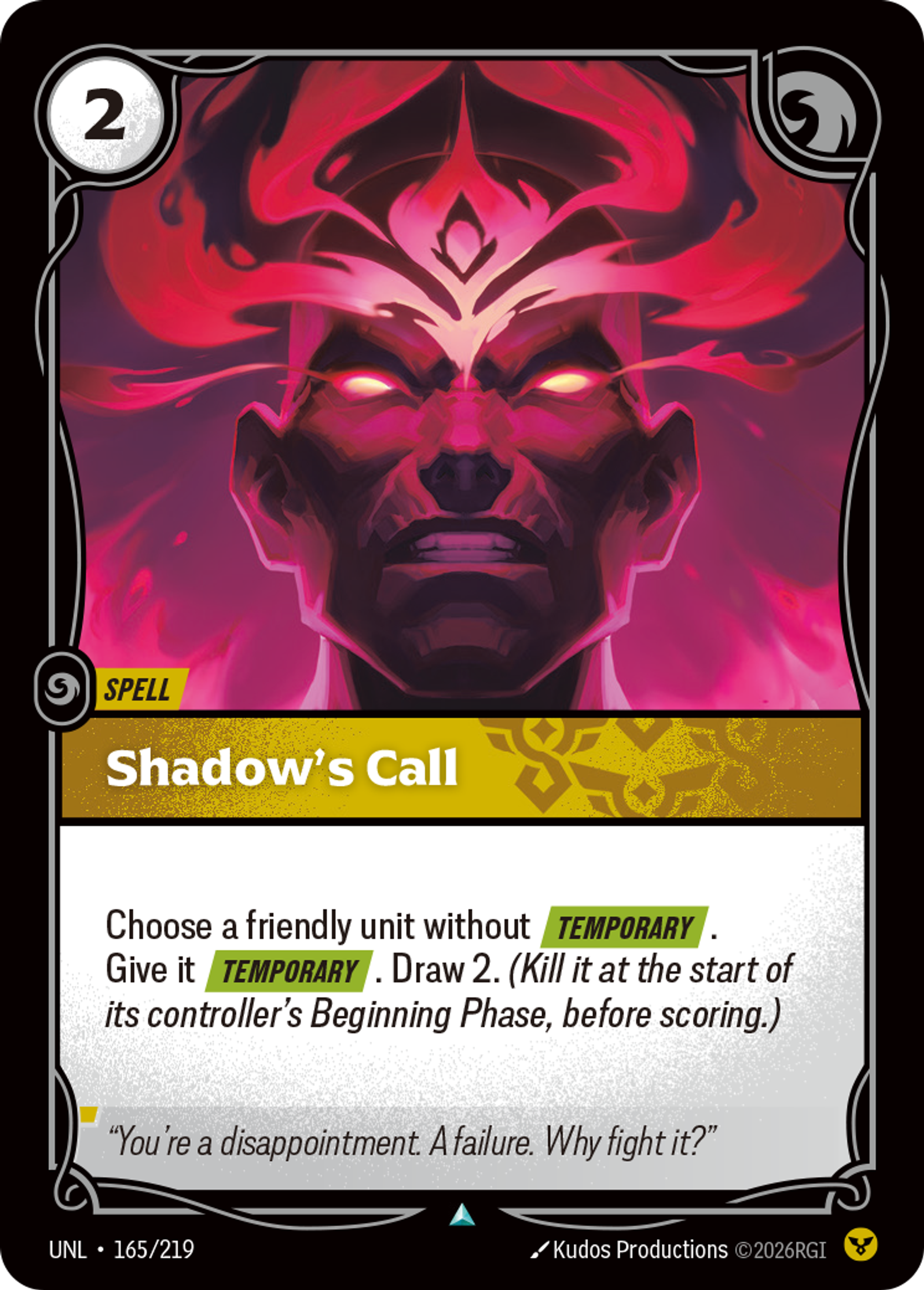 Shadow's Call — Unleashed — Riftbound