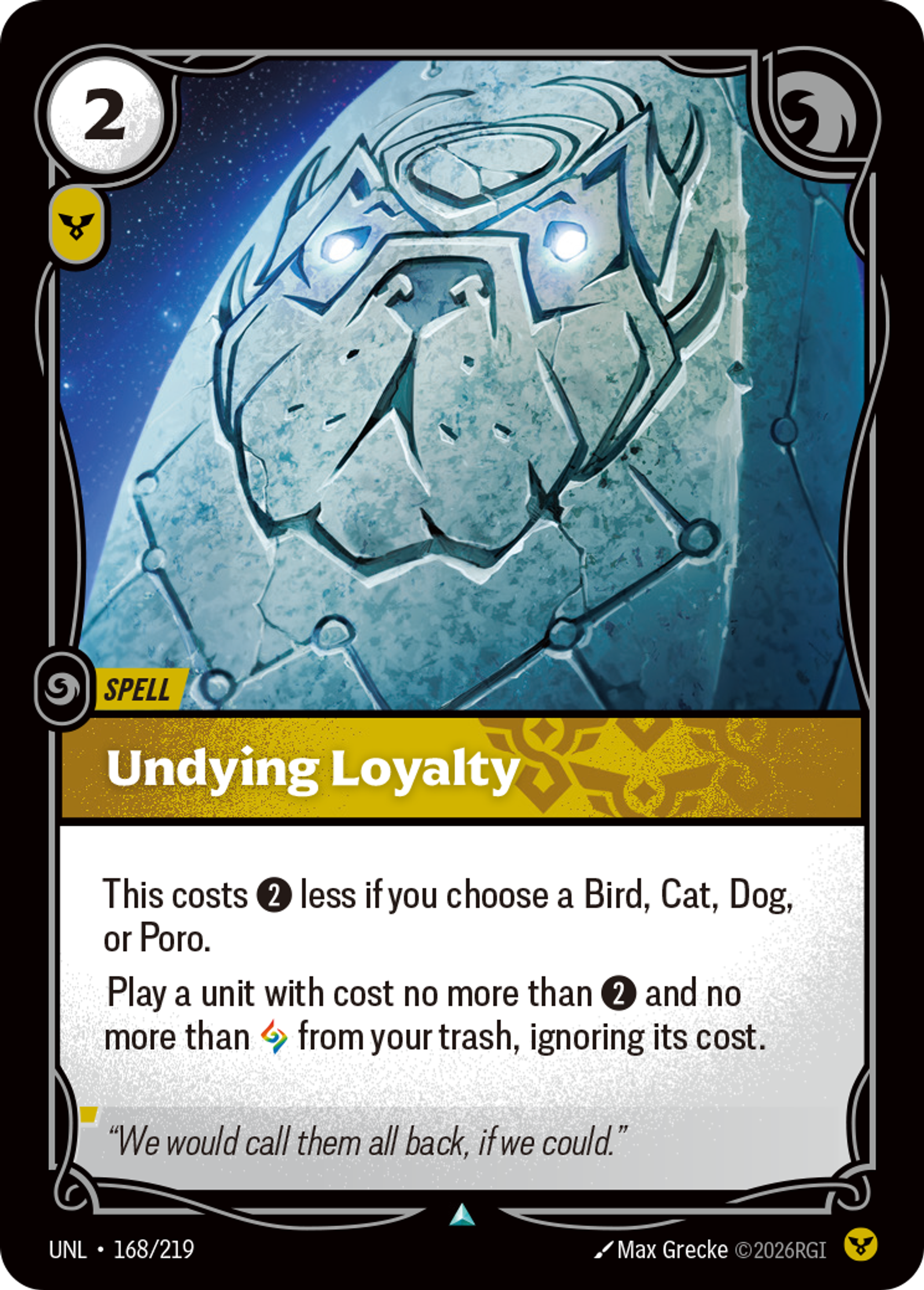 Undying Loyalty — Unleashed — Riftbound