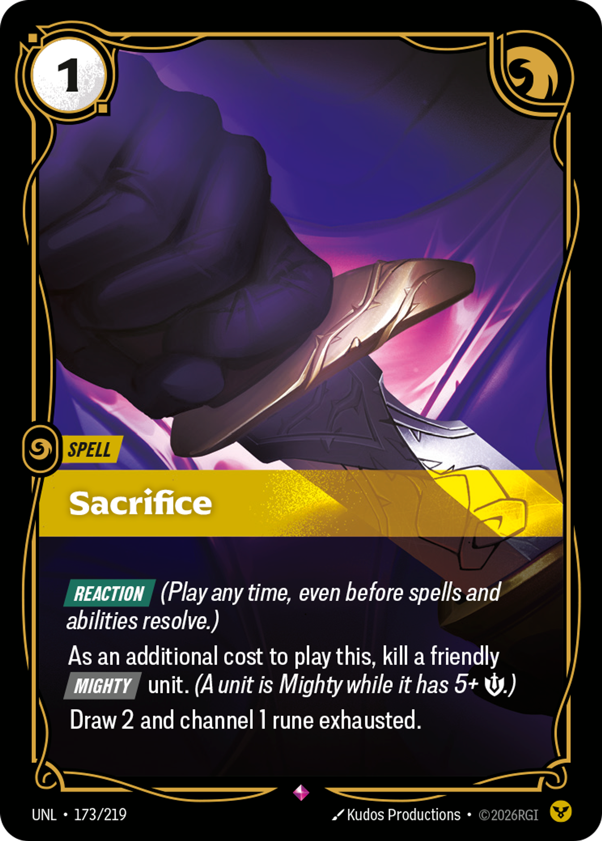 Sacrifice — Unleashed — Riftbound