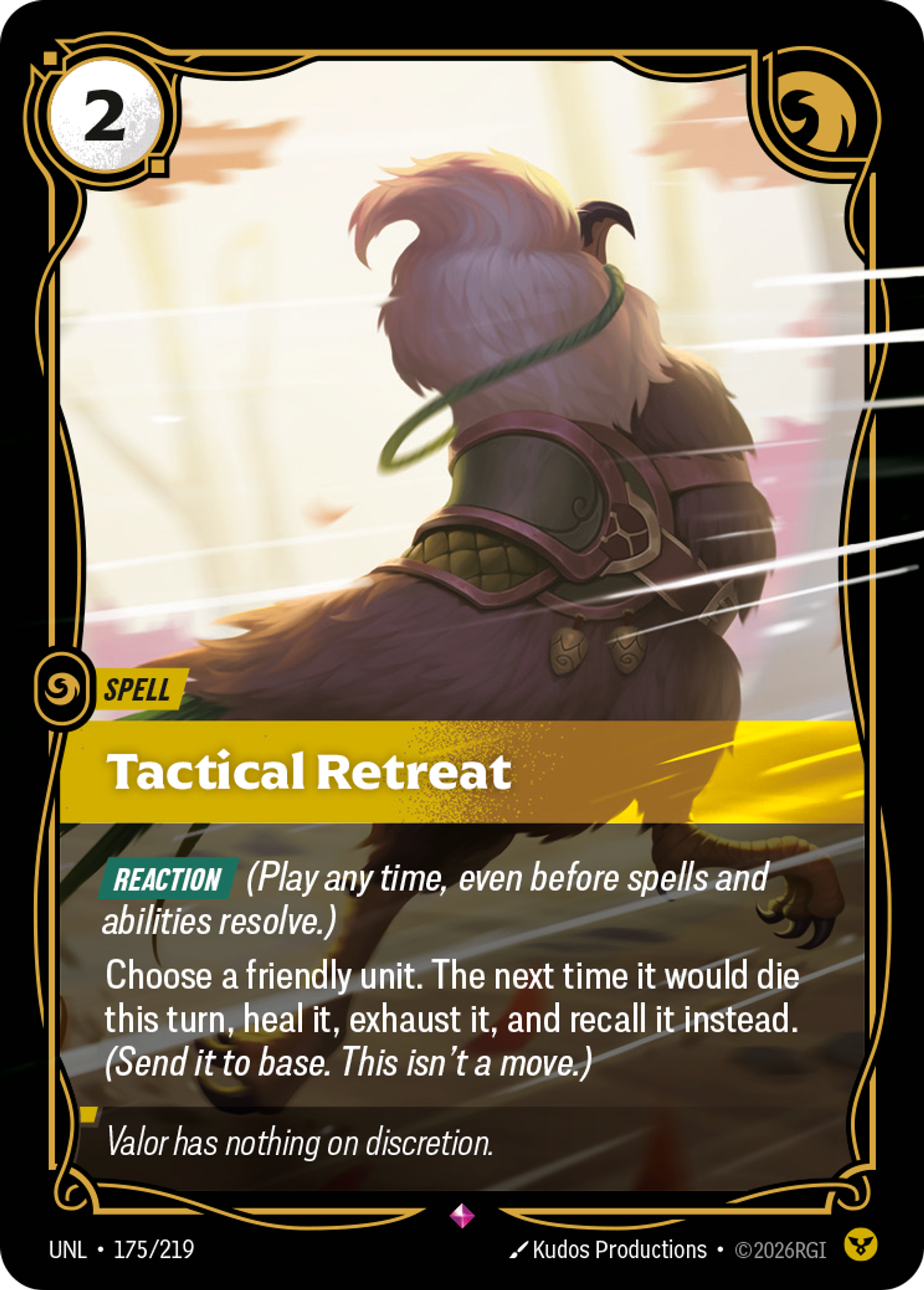 Tactical Retreat — Unleashed — Riftbound
