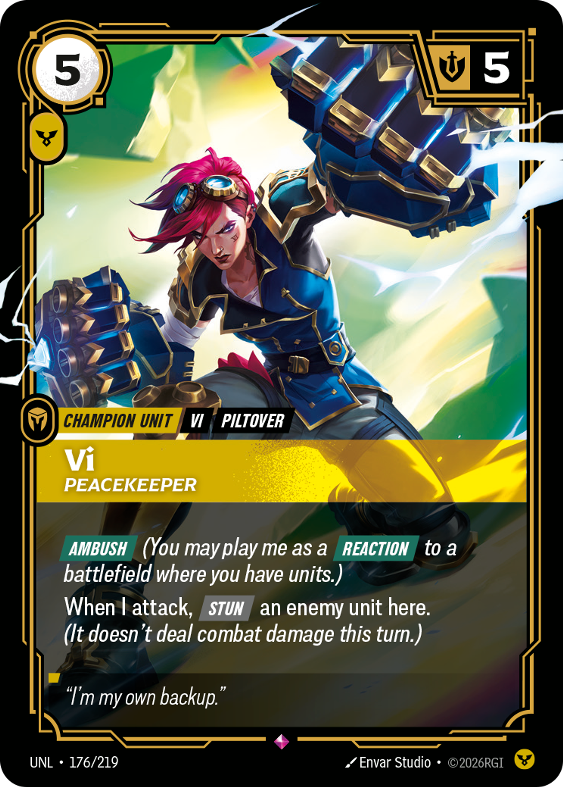 Vi - Peacekeeper — Unleashed — Riftbound