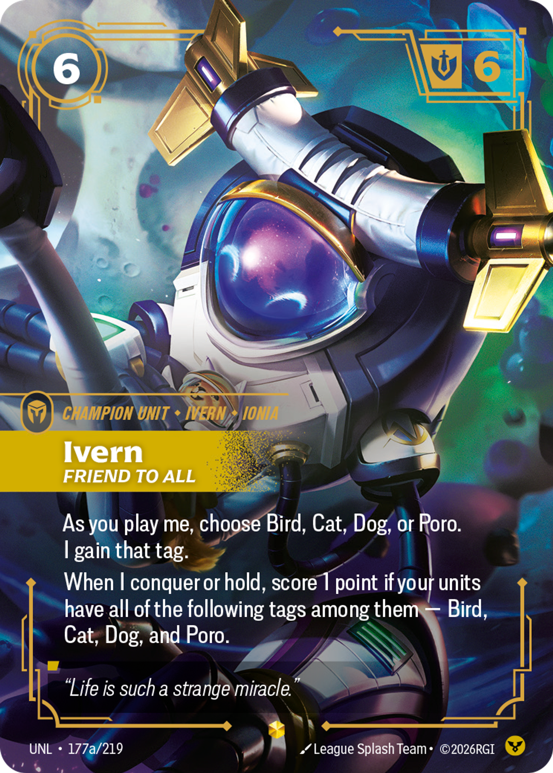 Ivern - Friend to All (Alternate Art) — Unleashed — Riftbound: League of Legends TCG