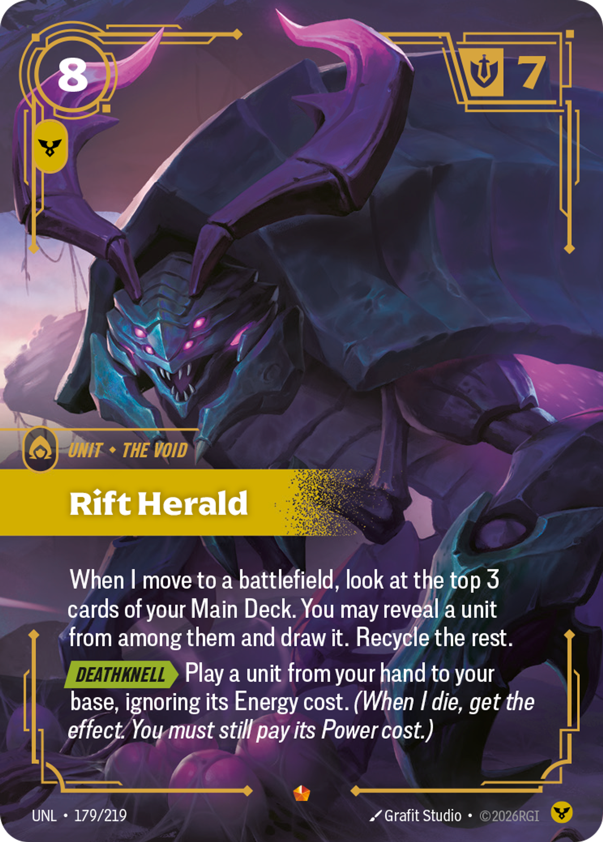 Rift Herald — Unleashed — Riftbound: League of Legends TCG