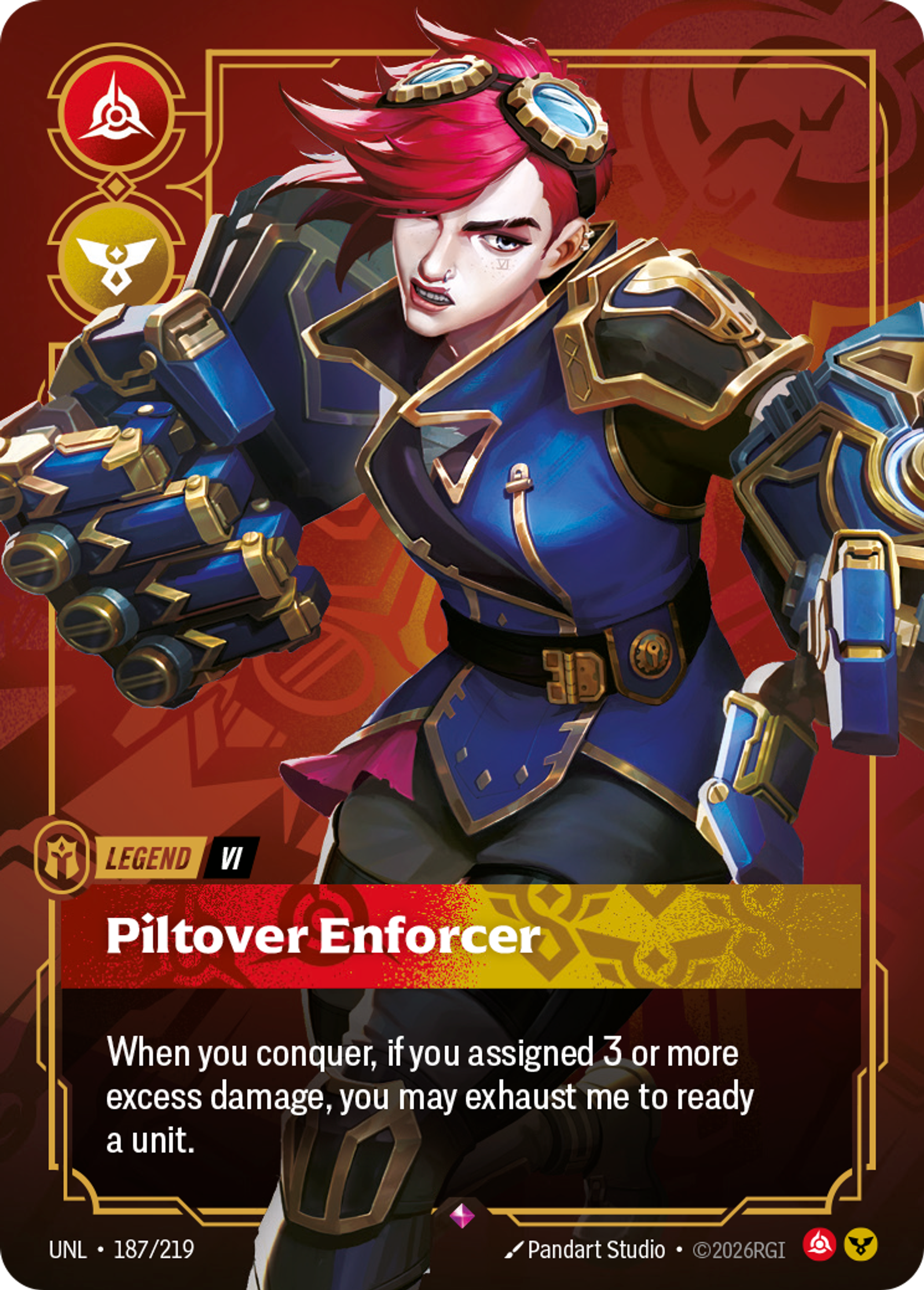 Vi - Piltover Enforcer — Unleashed — Riftbound