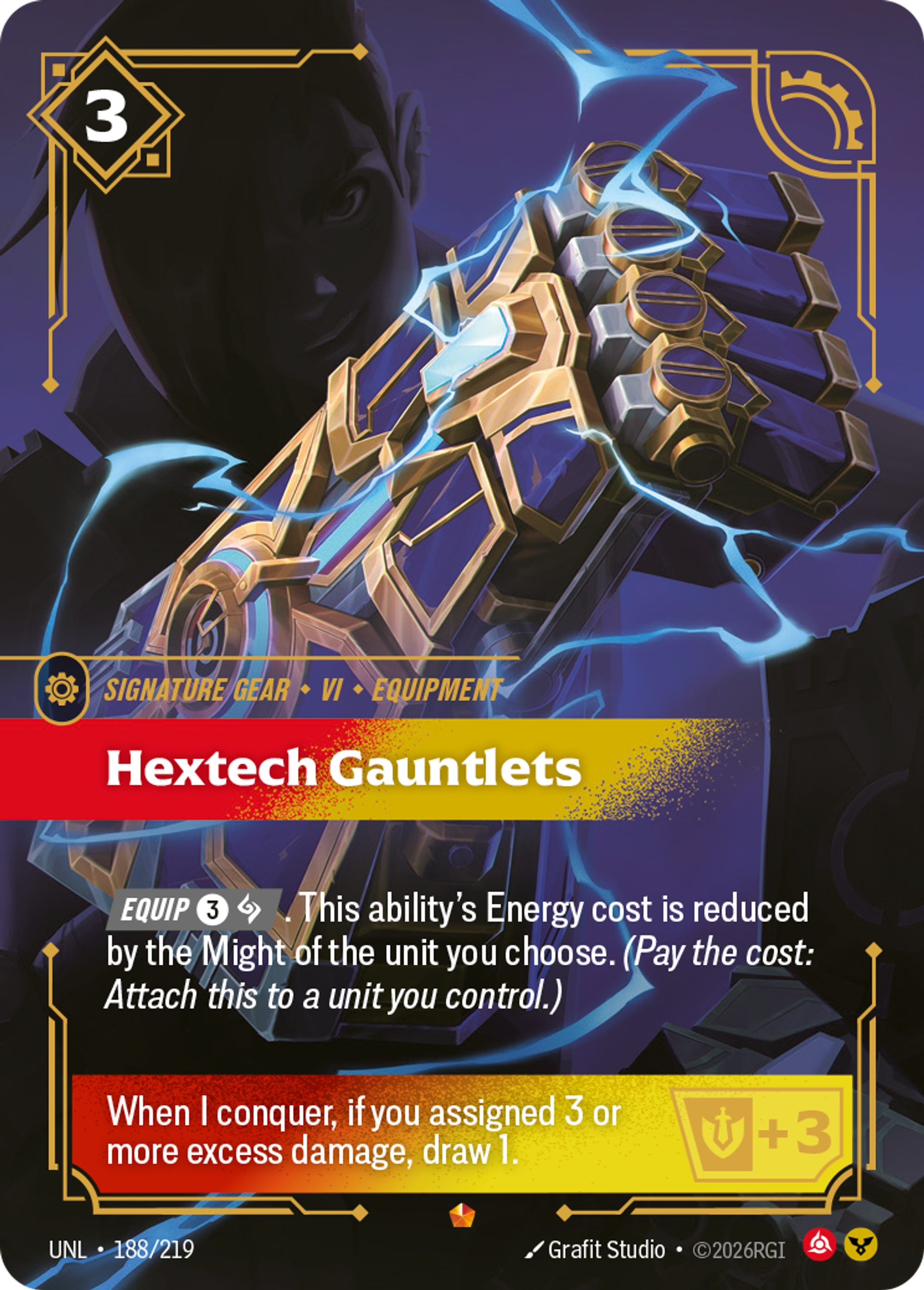 Hextech Gauntlets — Unleashed — Riftbound