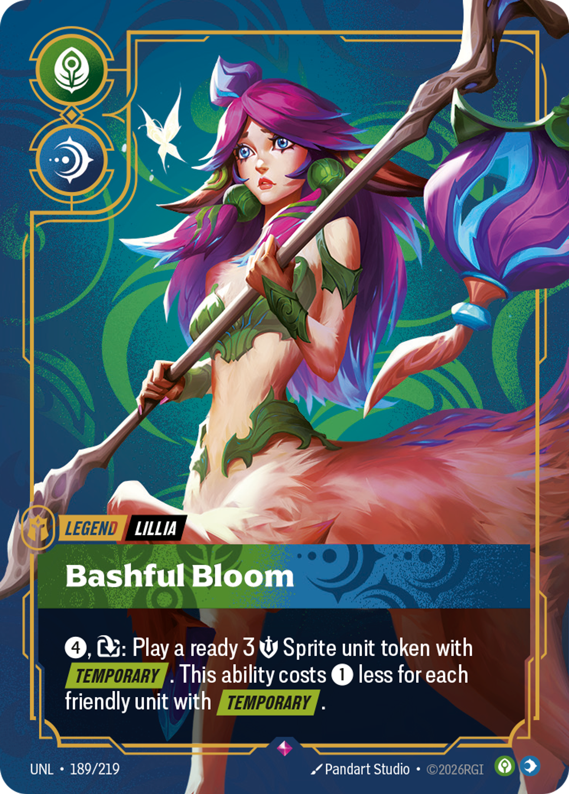 Lillia - Bashful Bloom — Unleashed — Riftbound