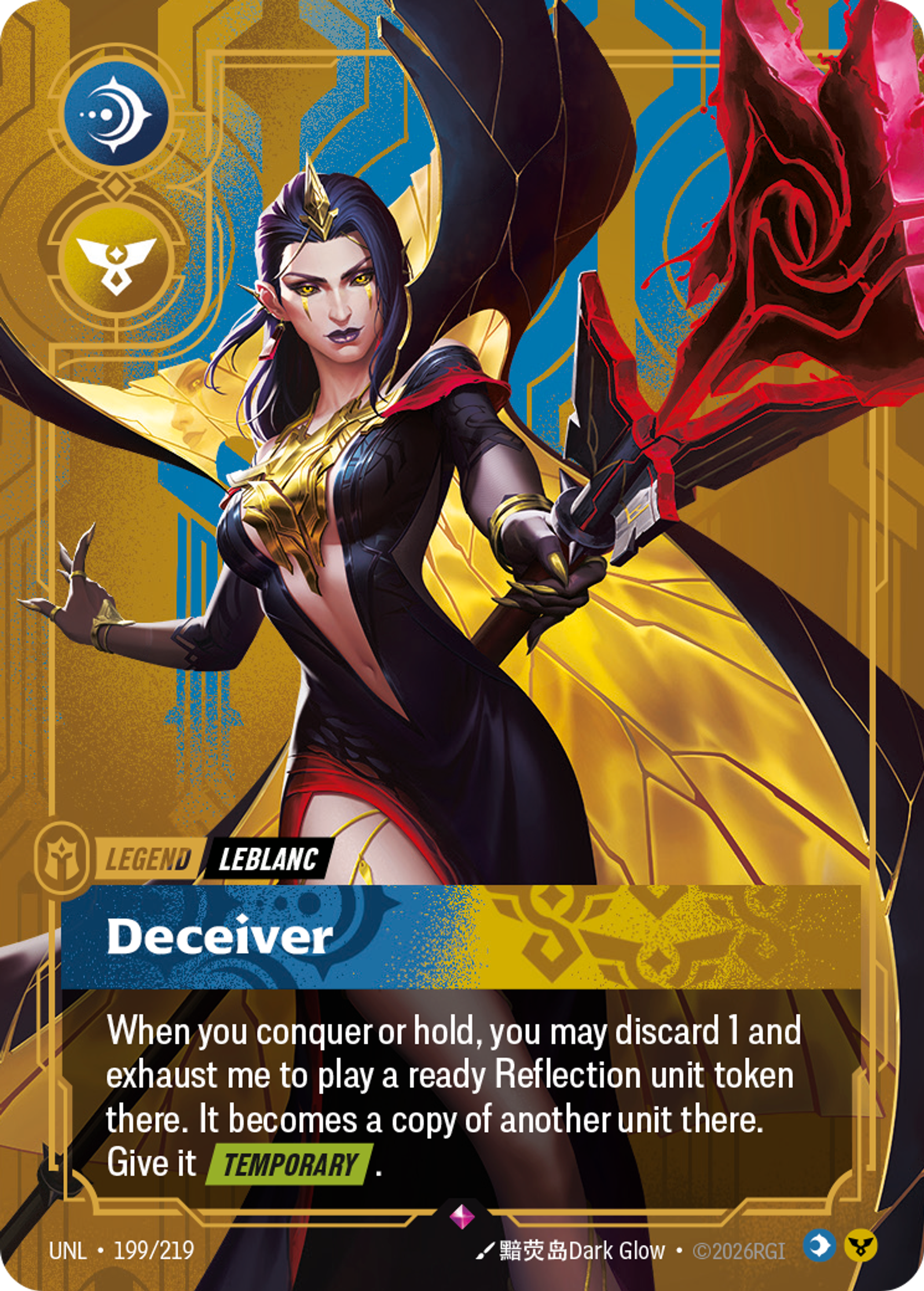 LeBlanc - Deceiver — Unleashed — Riftbound