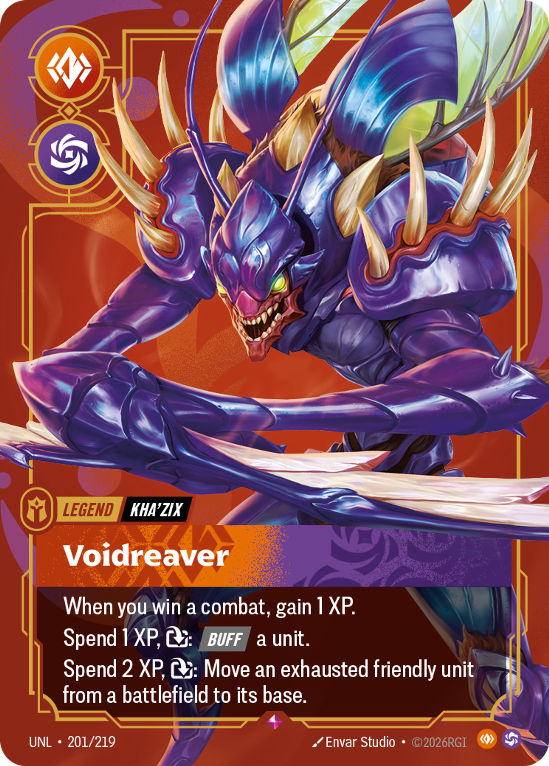 Kha'Zix - Voidreaver — Unleashed — Riftbound