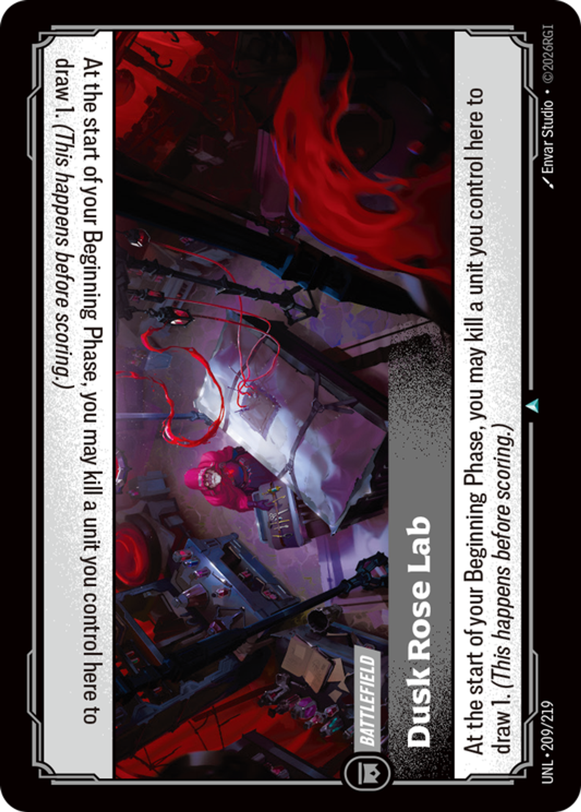 Dusk Rose Lab — Unleashed — Riftbound