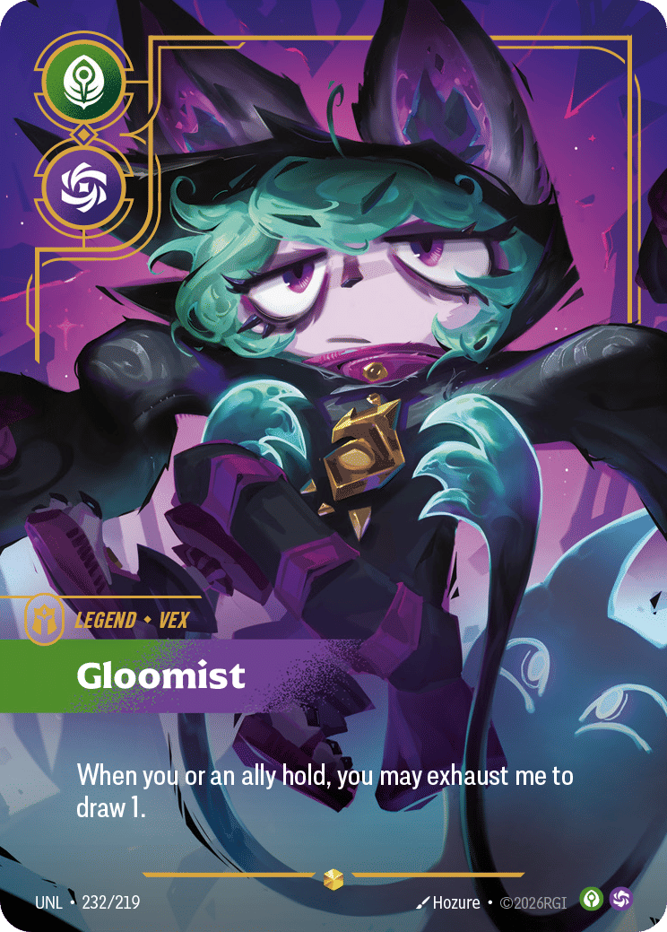 Vex - Gloomist (Overnumbered) — Unleashed — Riftbound