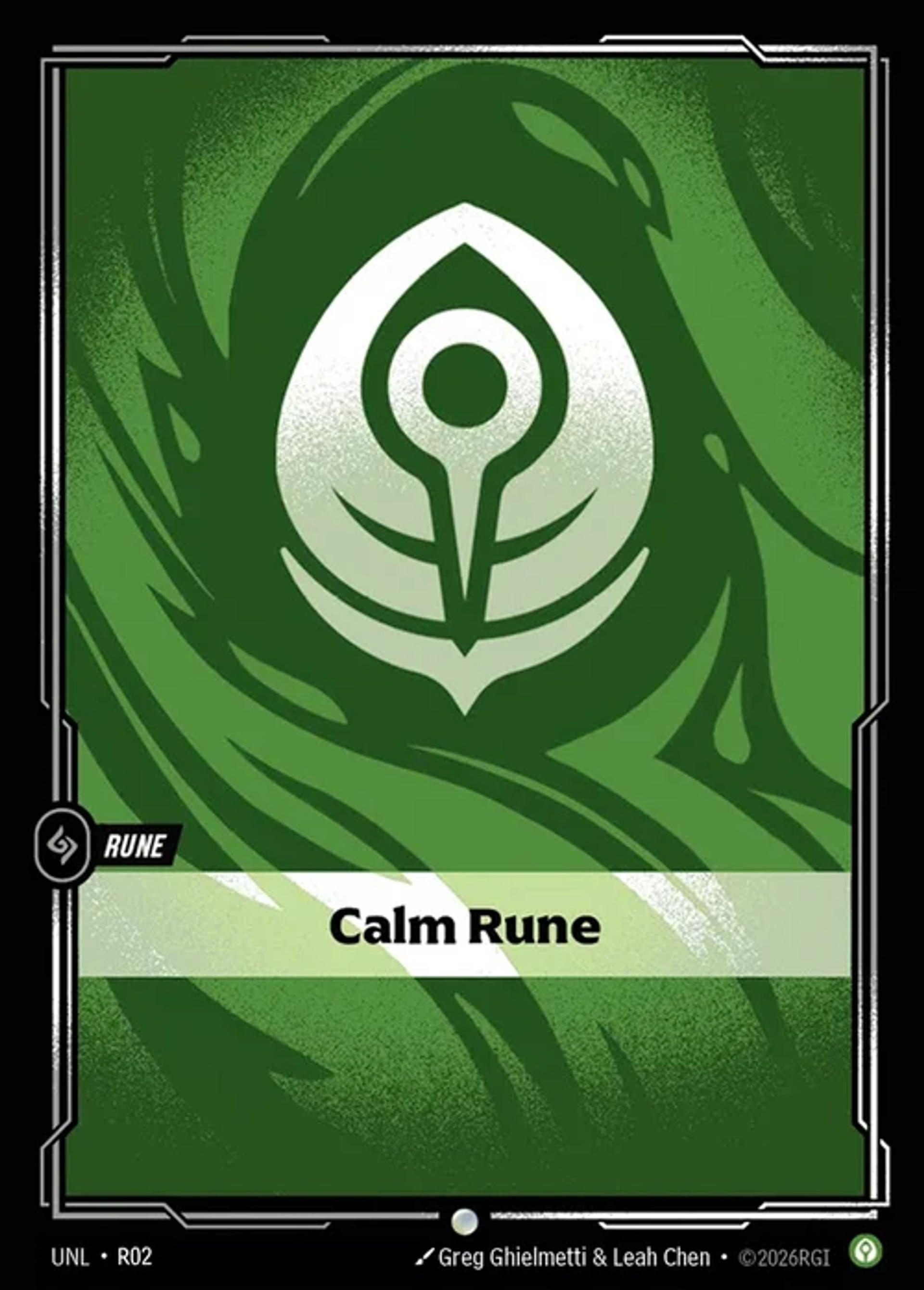 Calm Rune — Unleashed — Riftbound