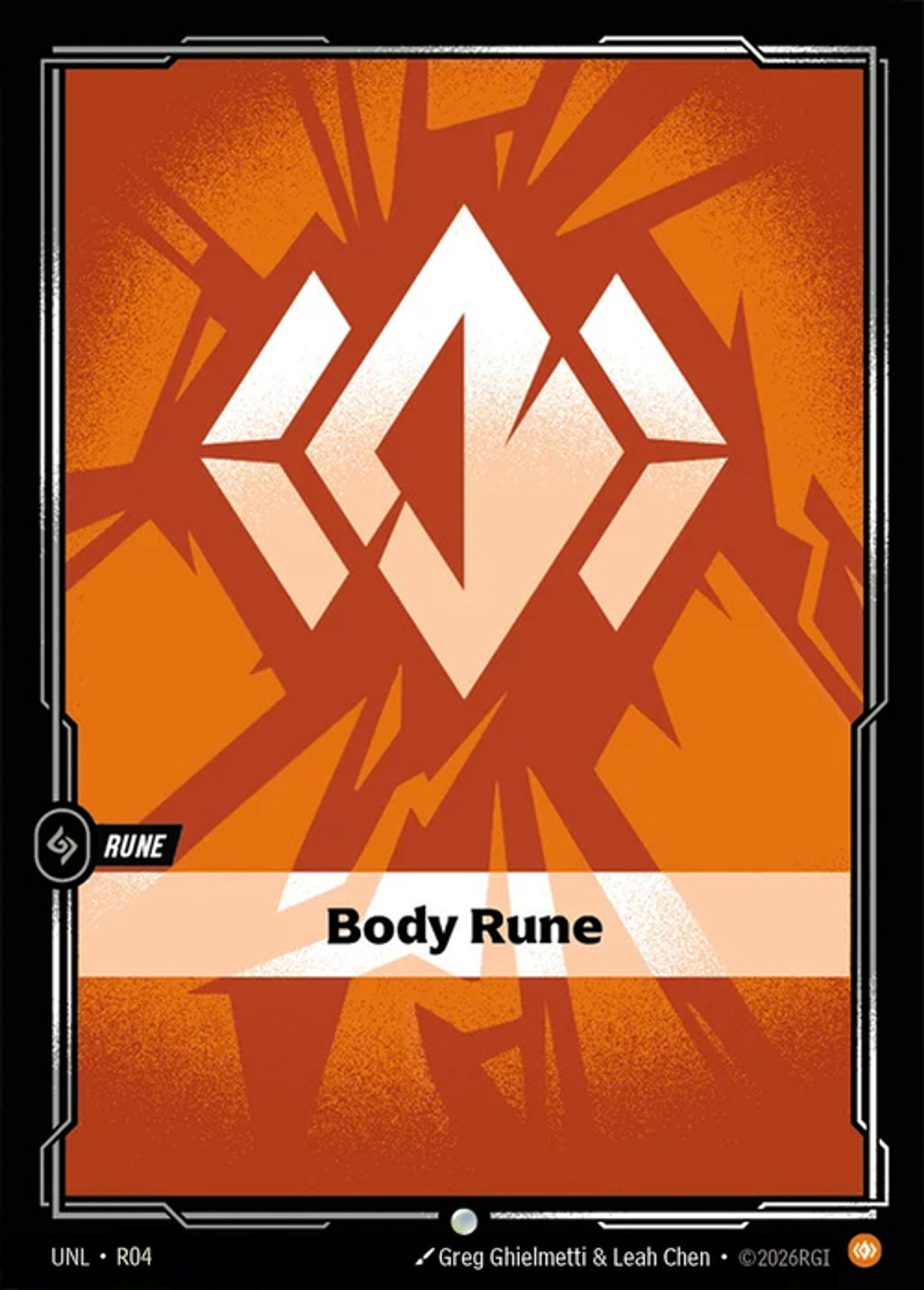 Body Rune — Unleashed — Riftbound