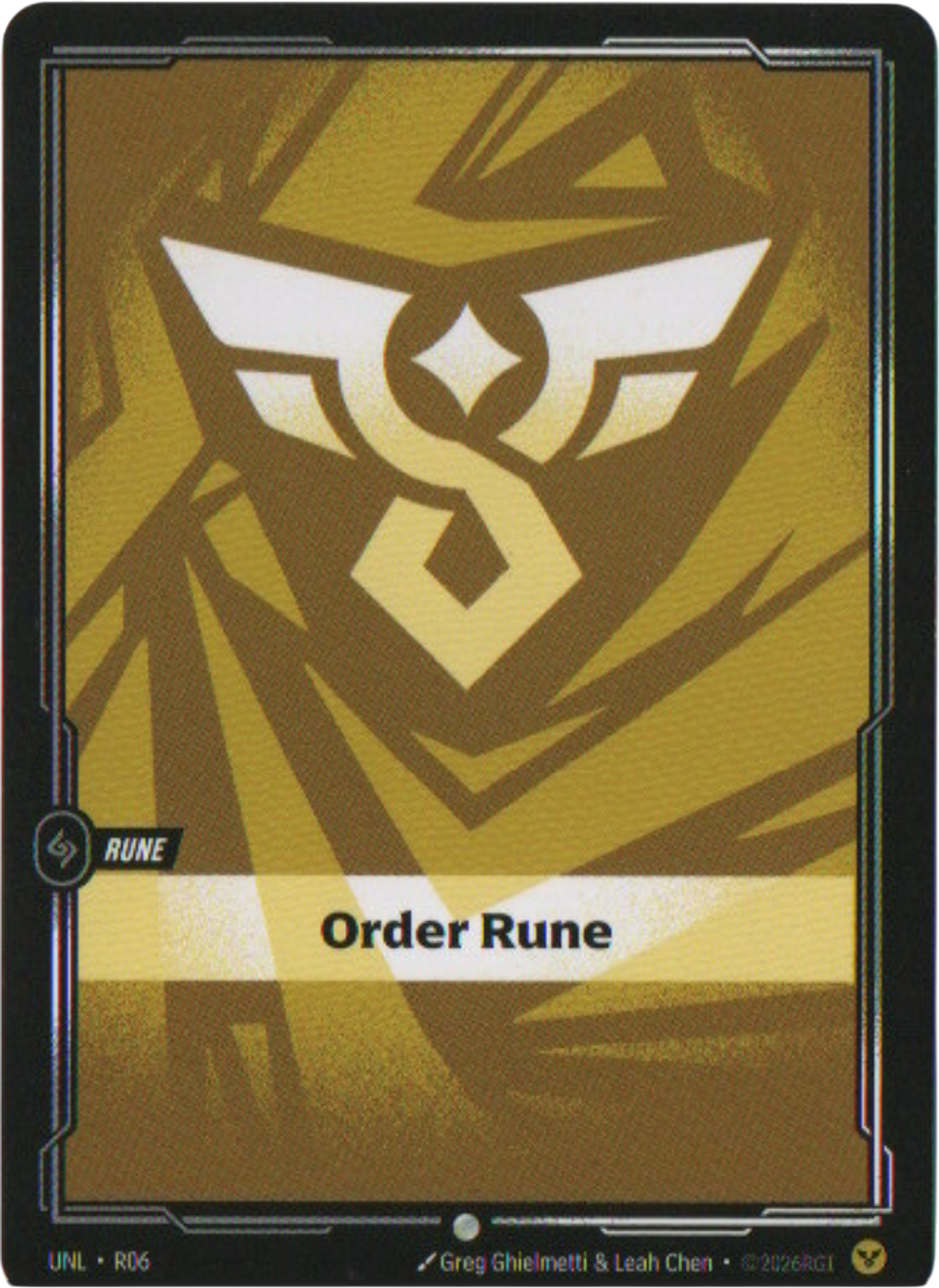Order Rune — Unleashed — Riftbound