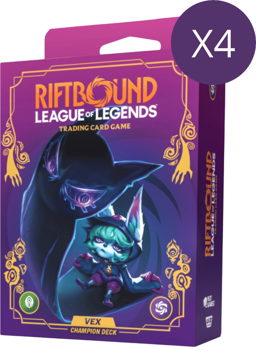 Unleashed : Display Champion Deck - Vex from Unleashed - Riftbound: League of Legends TCG