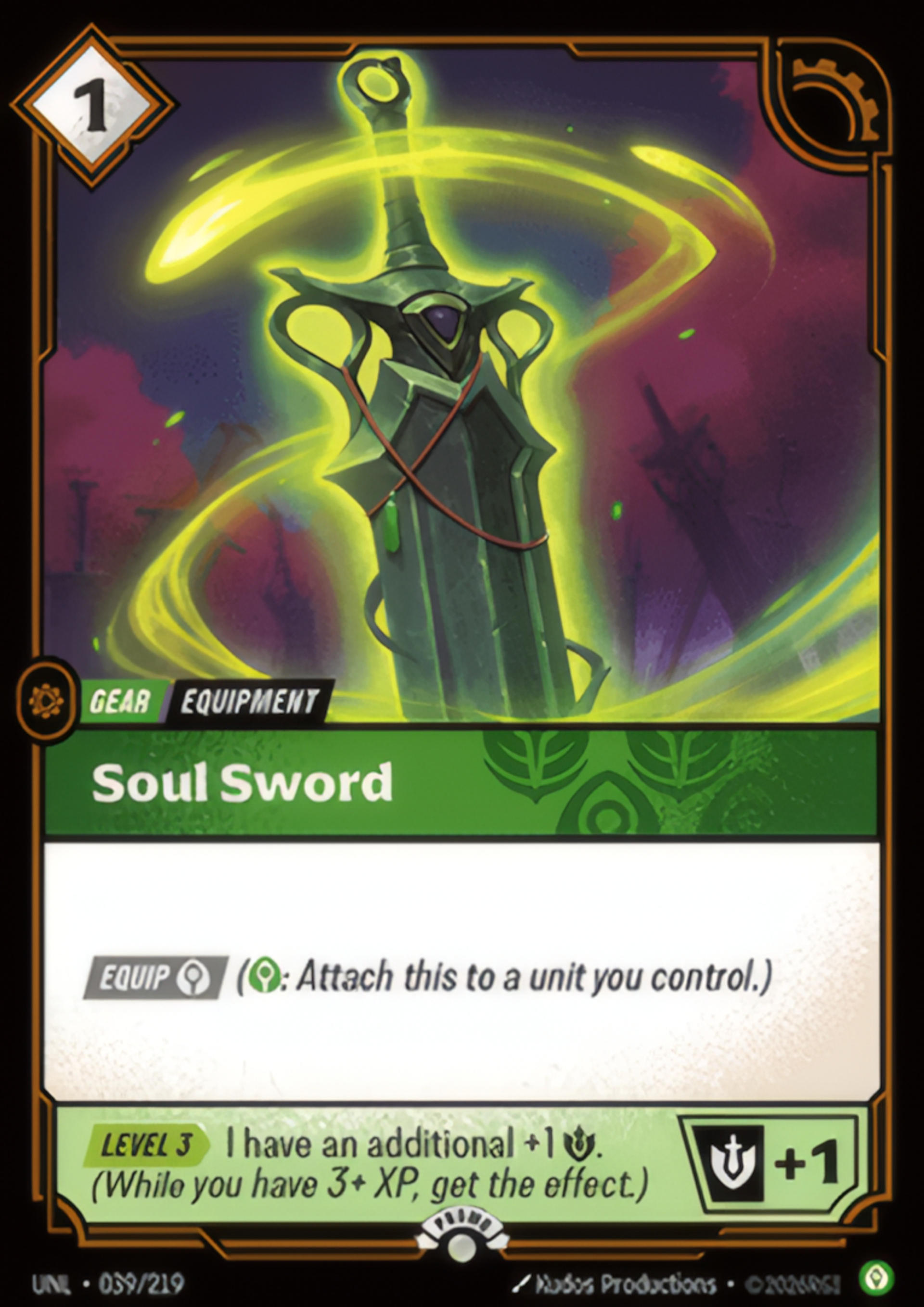 Soul Sword — Unleashed - Promo Cards — Riftbound