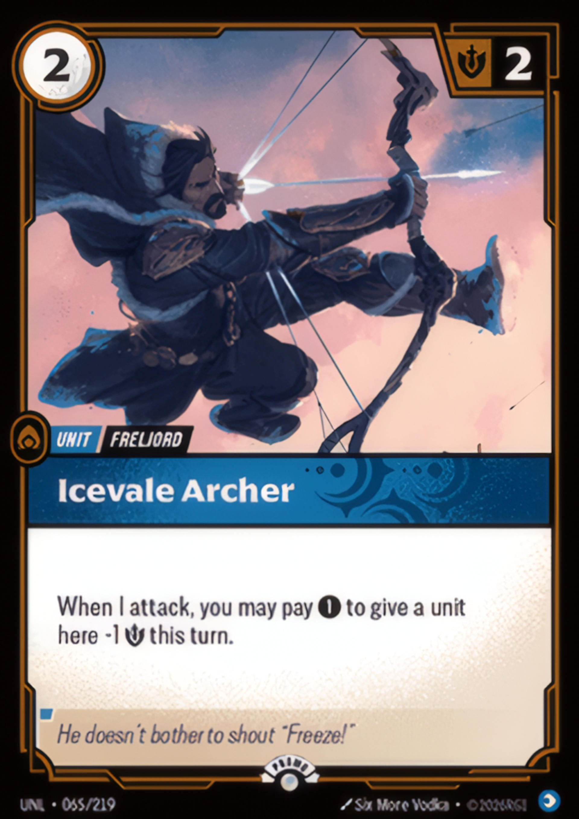 Icevale Archer — Unleashed - Promo Cards — Riftbound