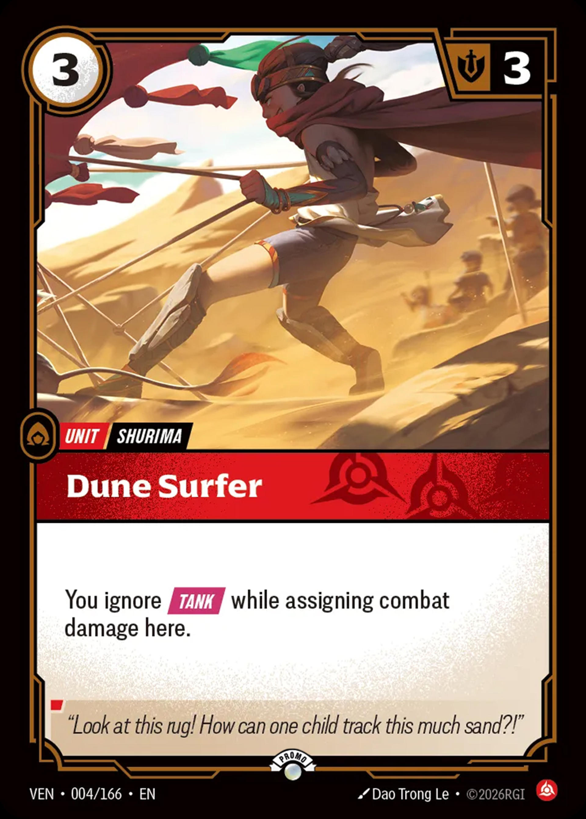 Dune Surfer — Vendetta - Promo Cards — Riftbound
